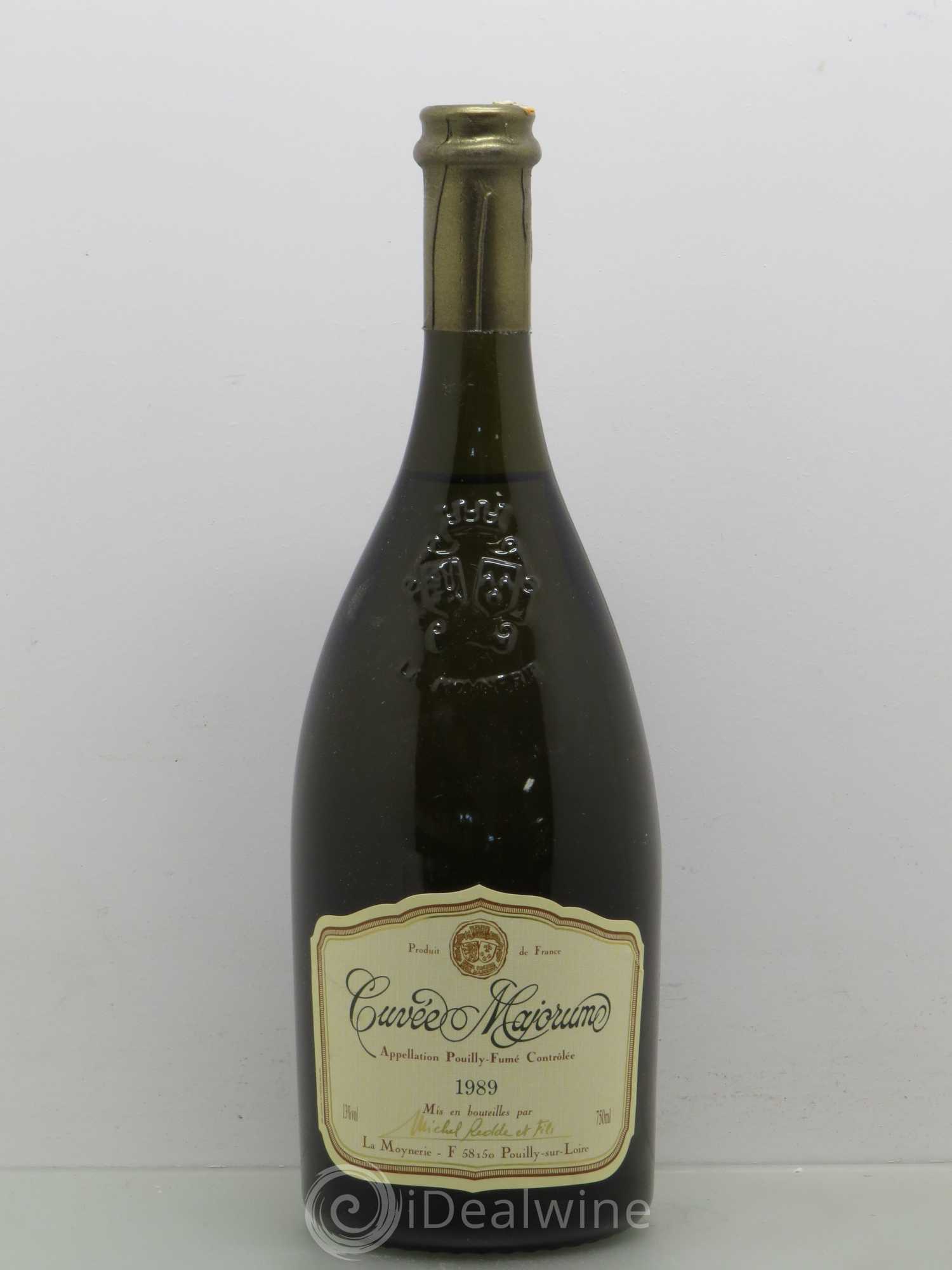 Pouilly-Fumé Cuvee Majorum La Moynerie Michel Redde 1989 - Posten von 1 Flasche - 0