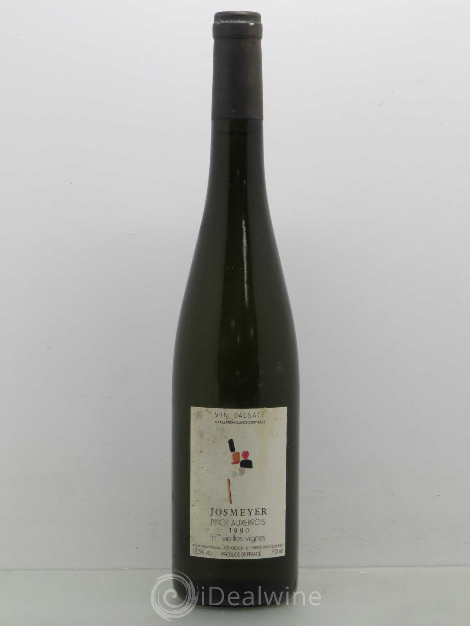 Divers Pinot Auxerrois H vieilles Vignes Josmeyer 1990 - Posten von 1 Flasche - 0