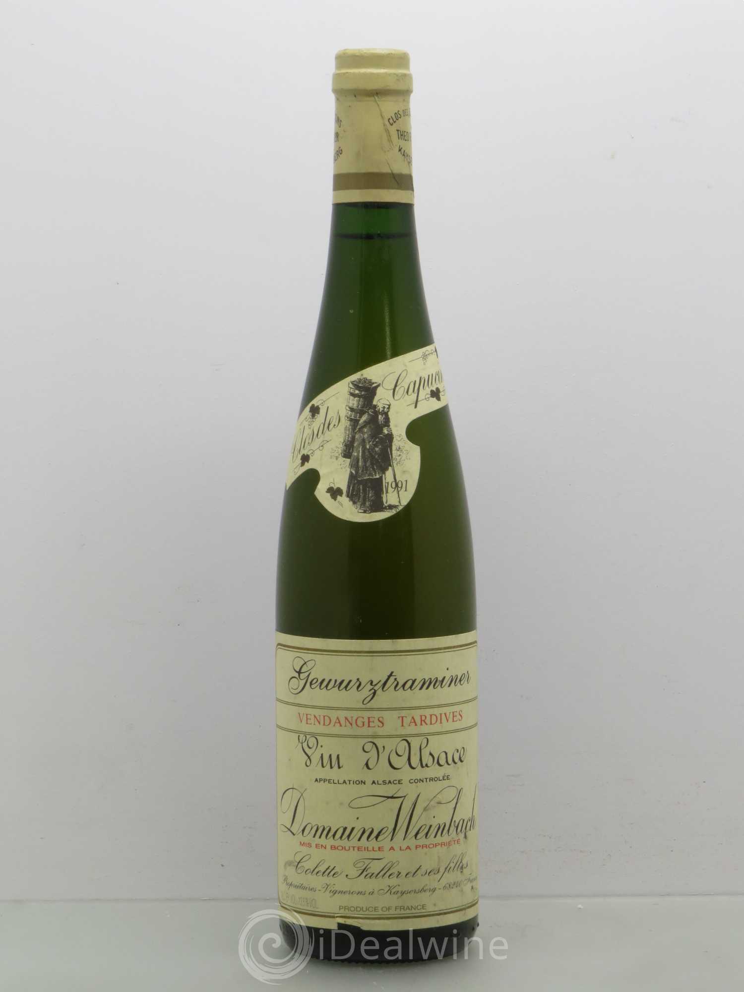 Gewurztraminer Domaine Weinbach Vendanges tardives 1991 - Posten von 1 Flasche - 0