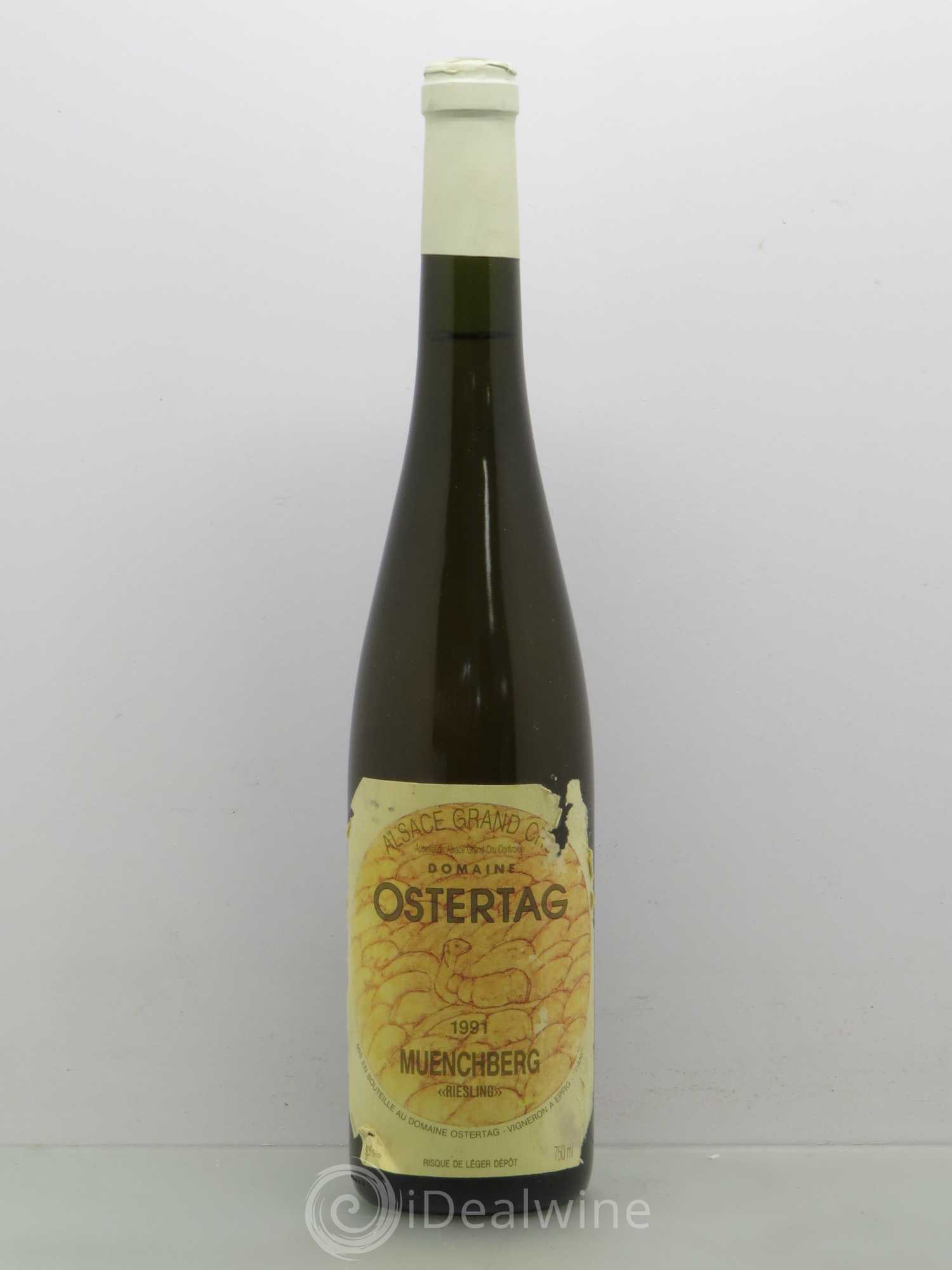 Riesling Muenchberg Ostertag 1991 - Lotto di 1 bottiglia - 0