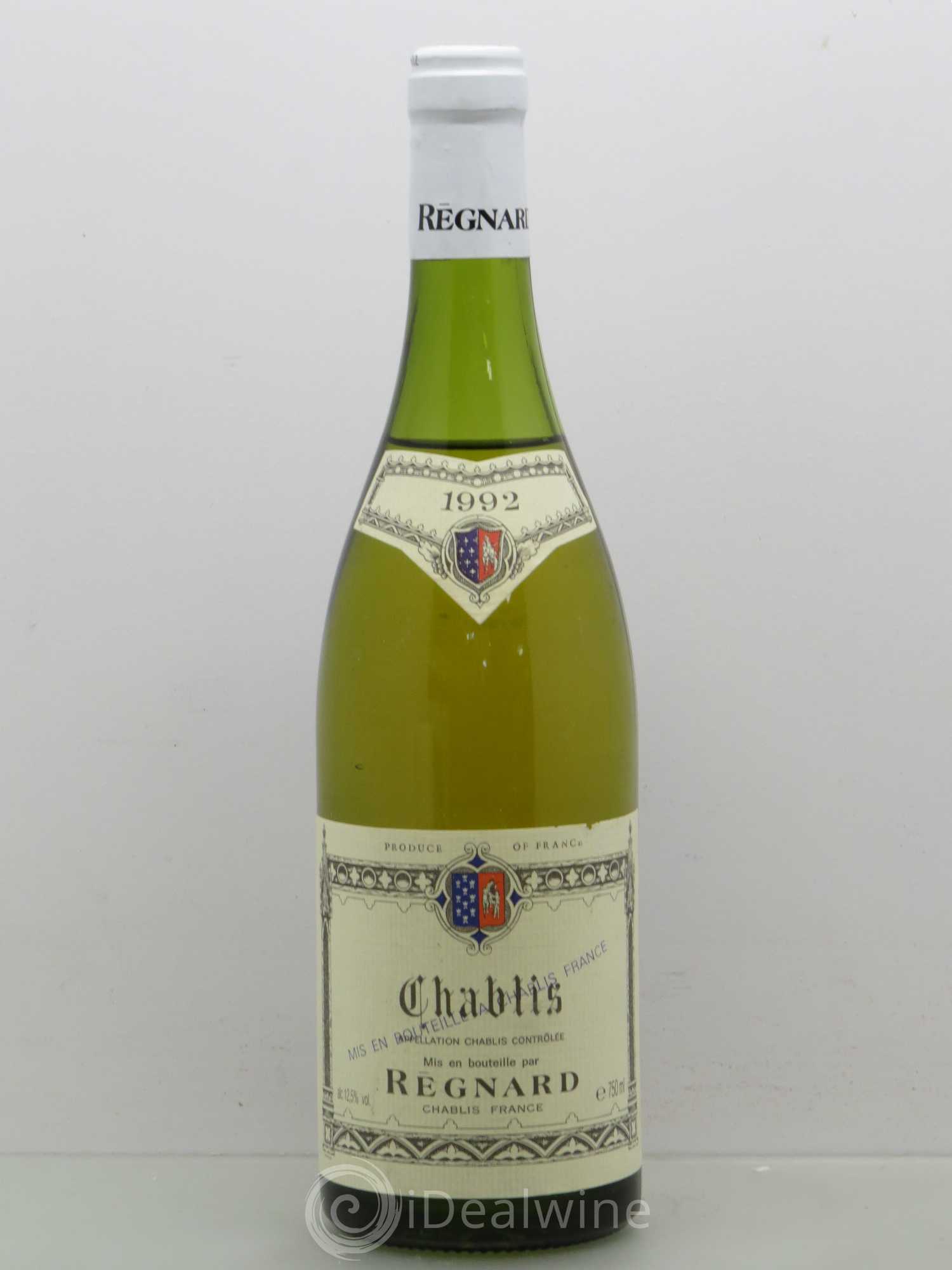 Chablis Regnard (sans prix de réserve) 1992 - Posten von 1 Flasche - 0