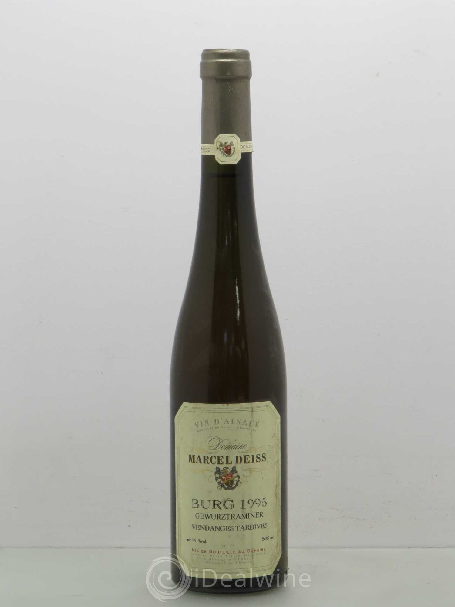 Gewurztraminer Burg Marcel Deiss Vendanges Tardives 50cl 1995 - Posten von 1 Flasche - 0