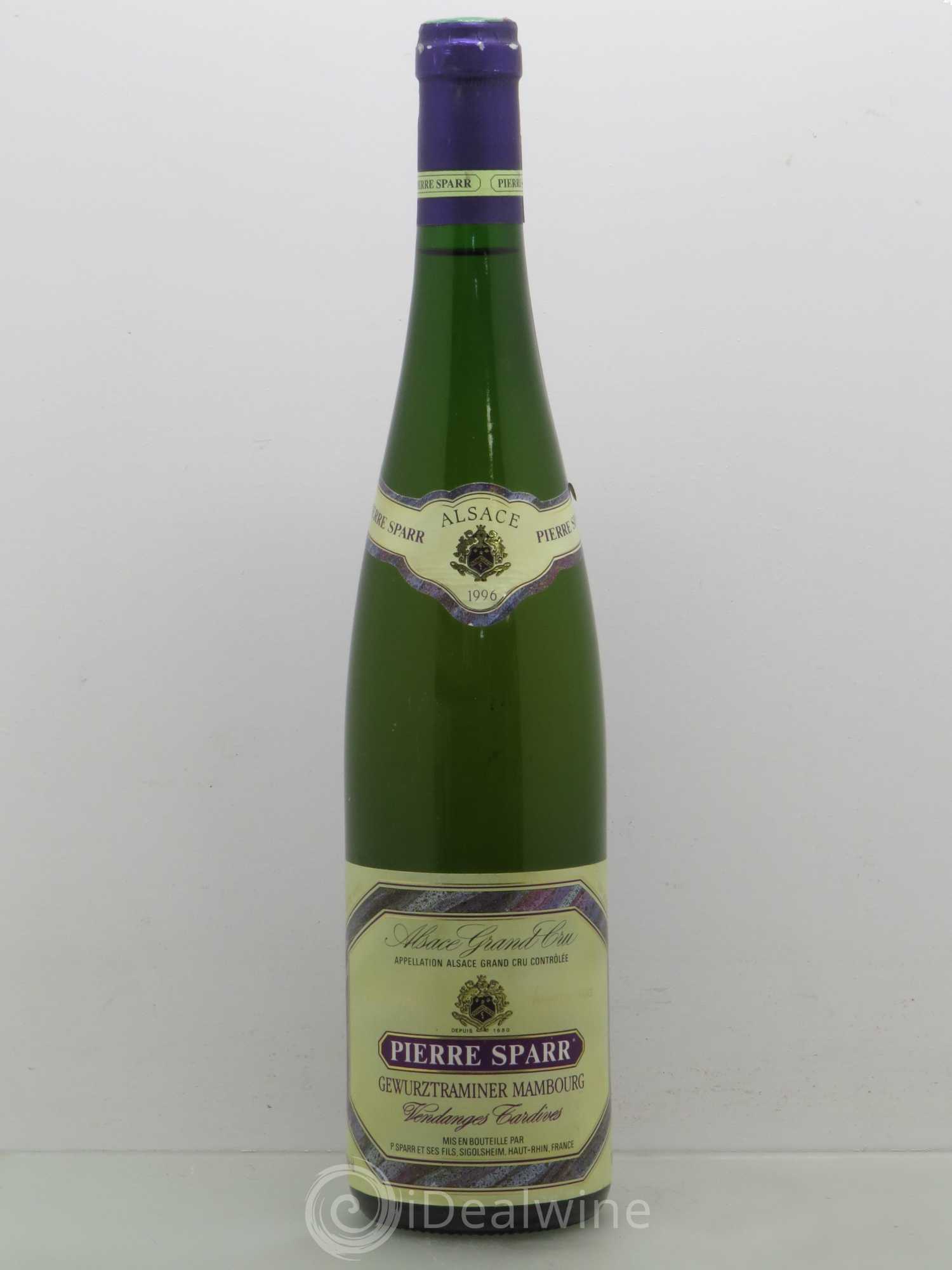 Gewurztraminer Grand Cru Mambourg Pierre Sparr Vendanges Tardives 1996 - Posten von 1 Flasche - 0