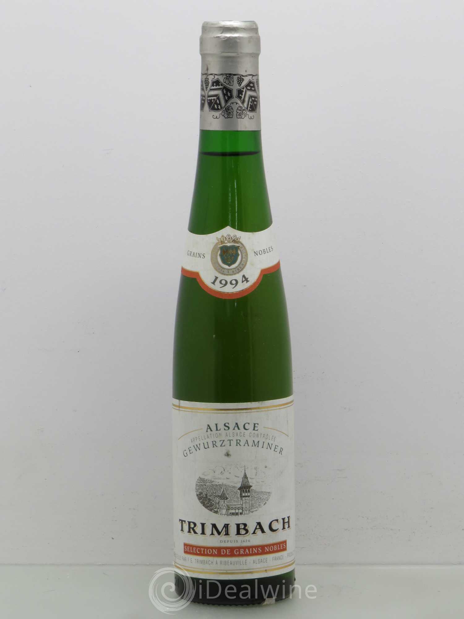 Alsace Gewurztraminer Sélection de Grains Nobles Trimbach (Domaine) 1994 - Posten von 1 Demi-Flasche - 0