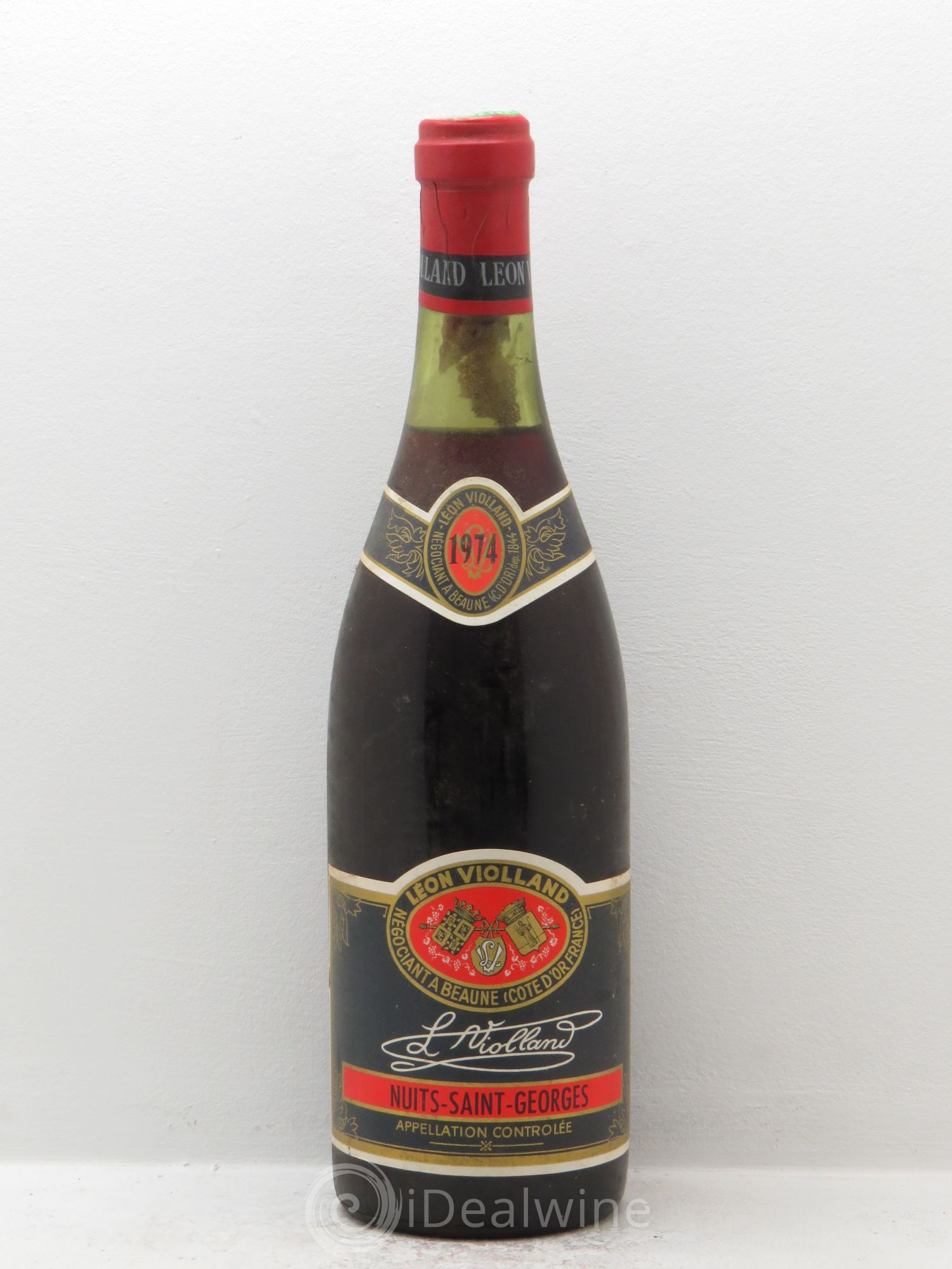 Nuits-Saint-Georges Léon Violland 1974 - Lot de 1 bouteille - 0