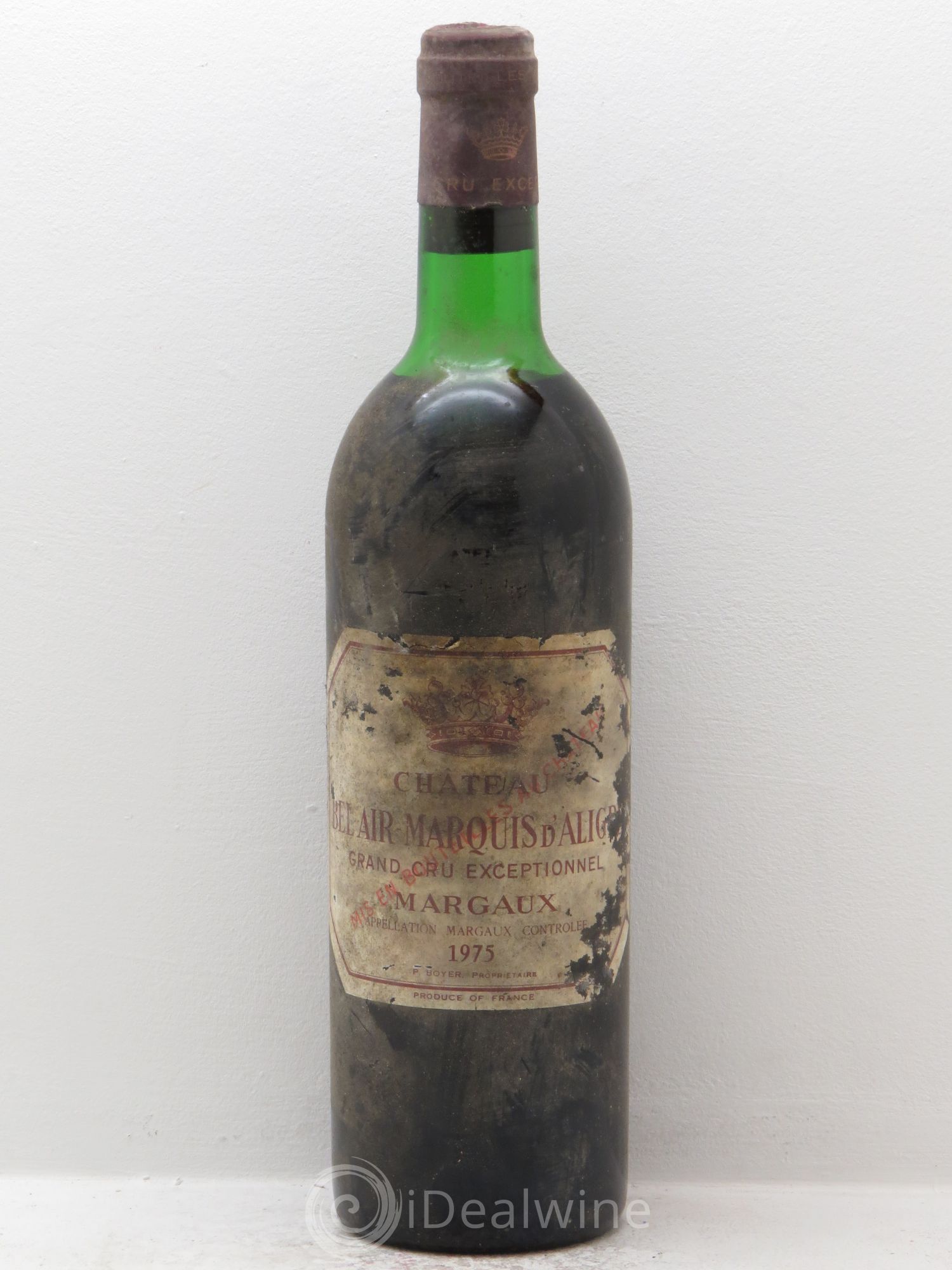 Château Bel Air Marquis d'Aligre 1975 - Lot de 6 bouteilles - 0