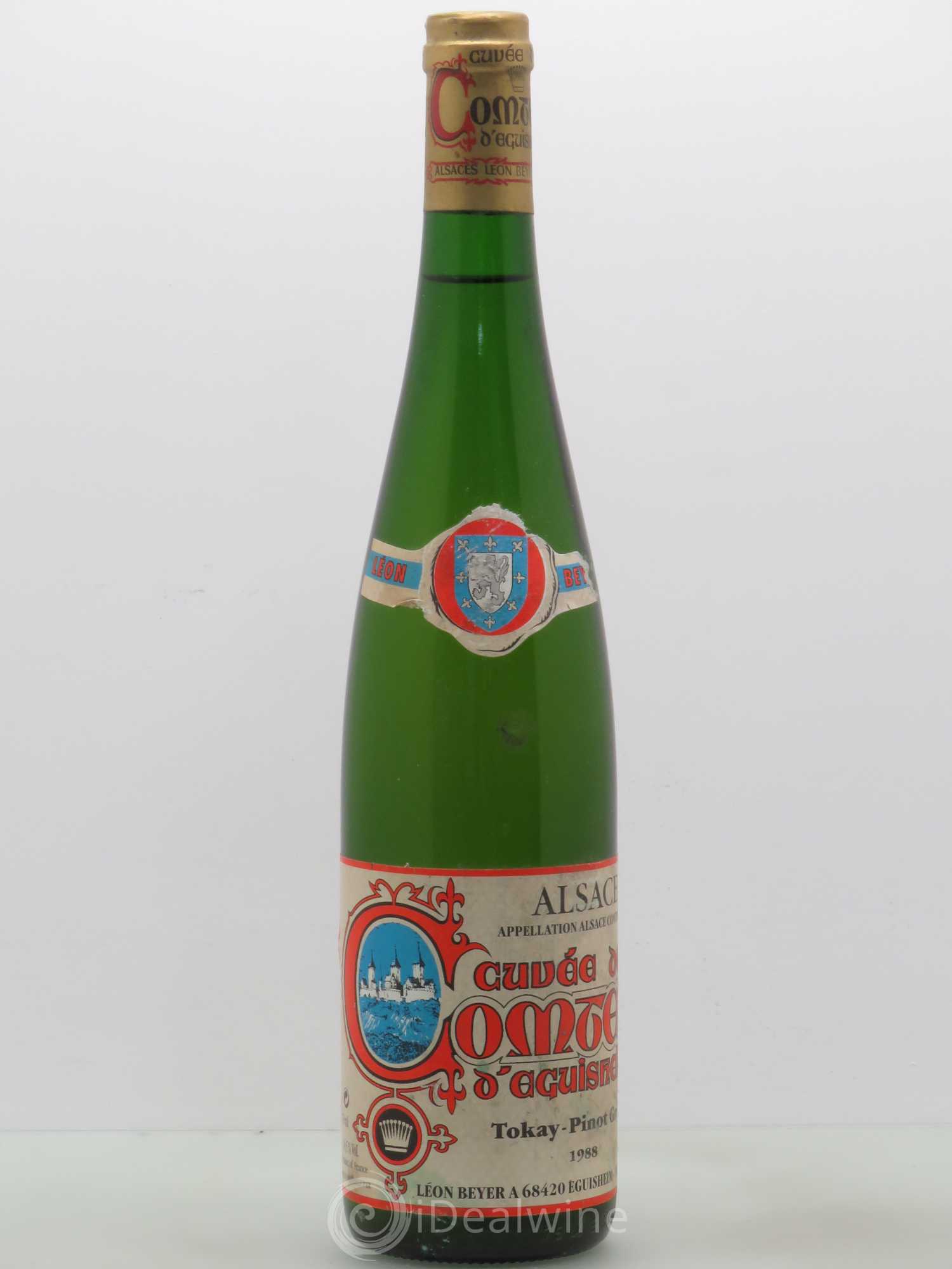Pinot Gris Cuvee Des Comtes D'Equisheim Leon Beyer 1988 - Posten von 1 Flasche - 0