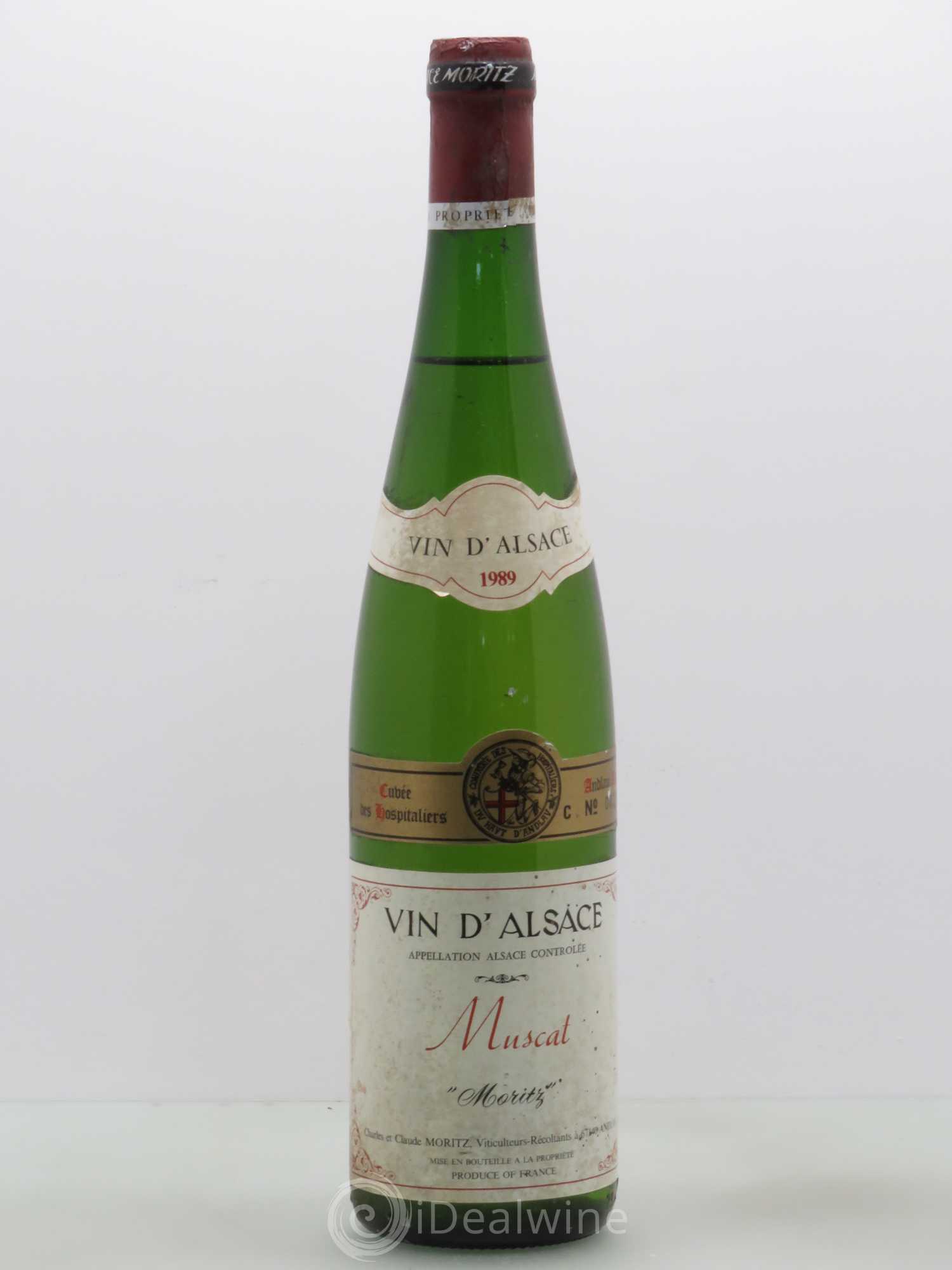 Alsace Muscat - Moritz 1989 - Lot de 1 bouteille - 0