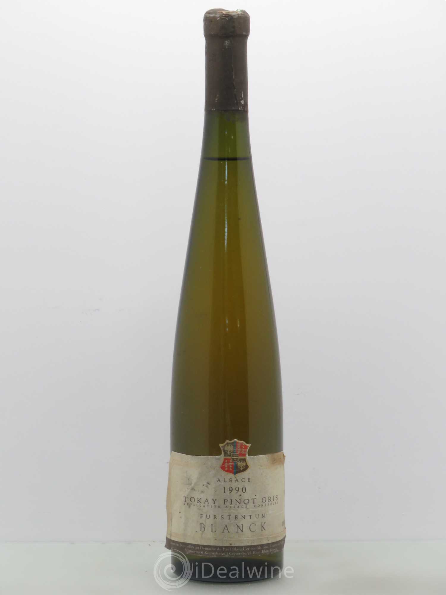 Pinot Gris Furstentum Paul Blanck (sans prix de réserve) 1990 - Posten von 1 Flasche - 0