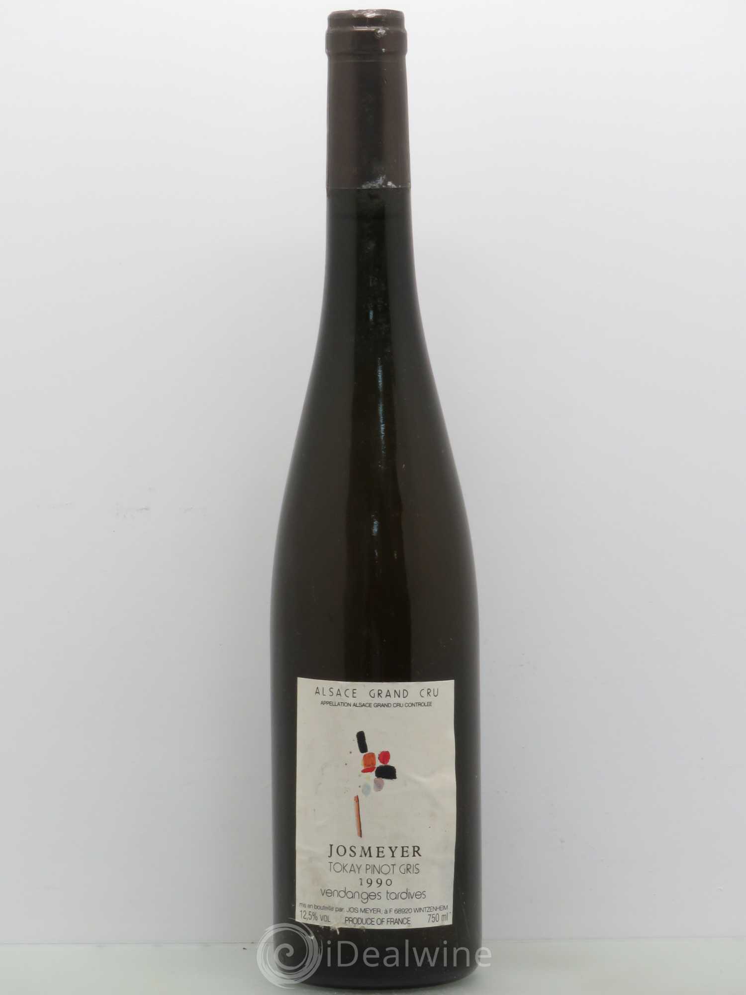 Pinot Gris Vendanges Tardives Josmeyer 1990 - Posten von 1 Flasche - 0