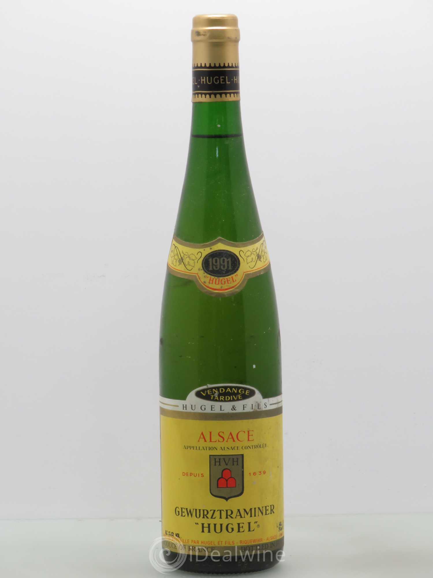 Gewurztraminer Vendanges Tardives Hugel (Domaine) (senza prezzo di riserva) 1991 - Lotto di 1 bottiglia - 0