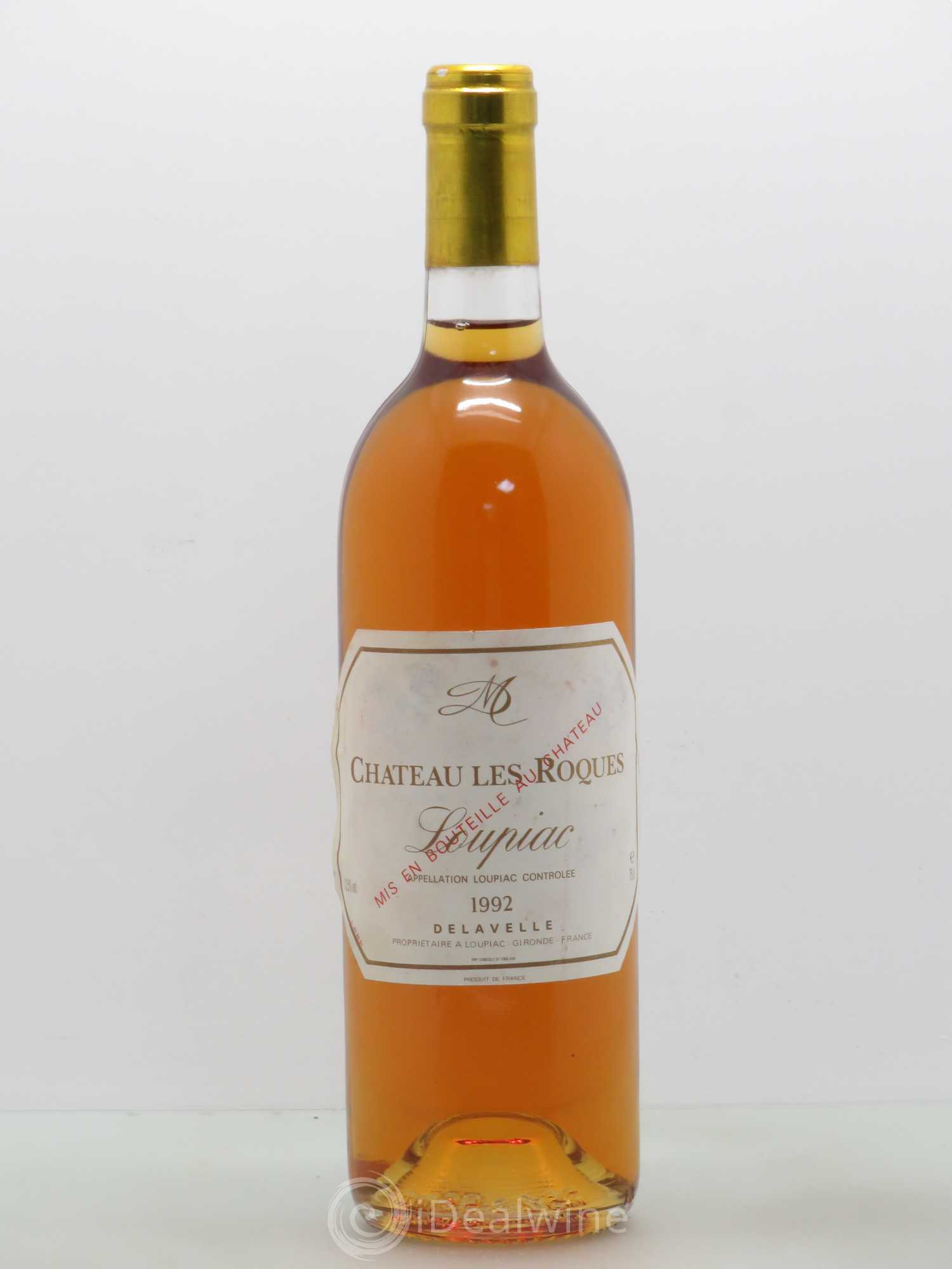 Loupiac Chateau Les Roques 1992 - Posten von 1 Flasche - 0