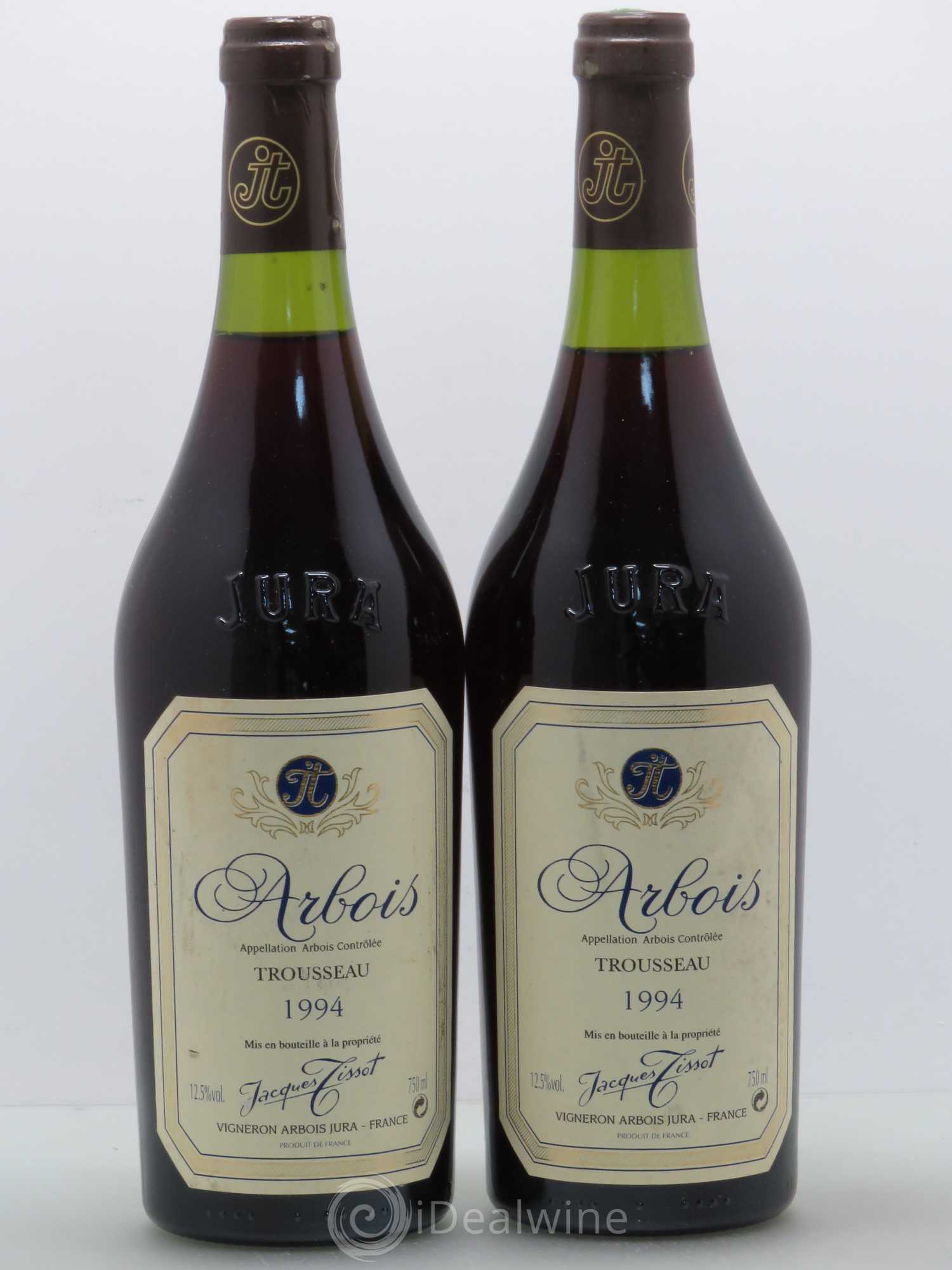 Arbois Trousseau Jacques Tissot 1994 - Posten von 2 Flaschen - 0