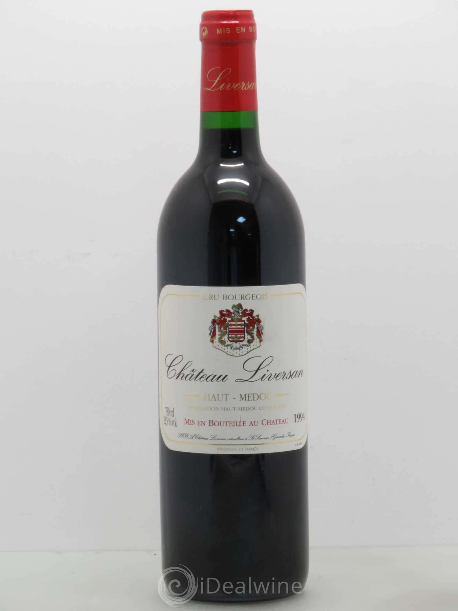 Château Liversan Cru Bourgeois 1994 - Lot de 1 bouteille - 0