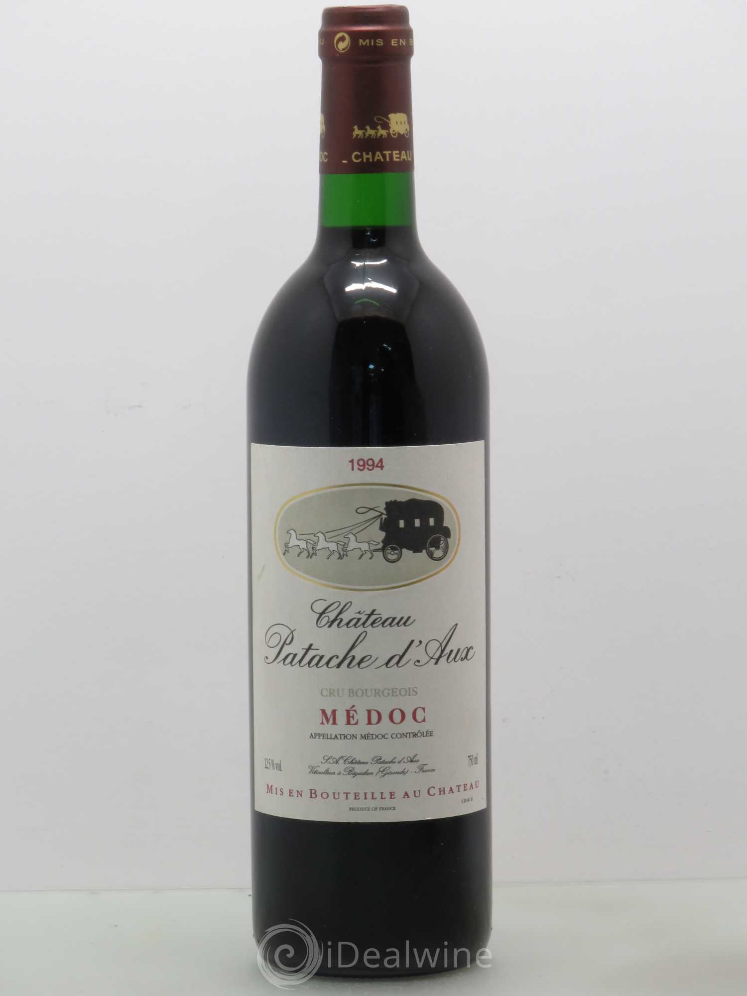 Château Patache d'Aux Cru Bourgeois 1994 - Lot de 1 bouteille - 0