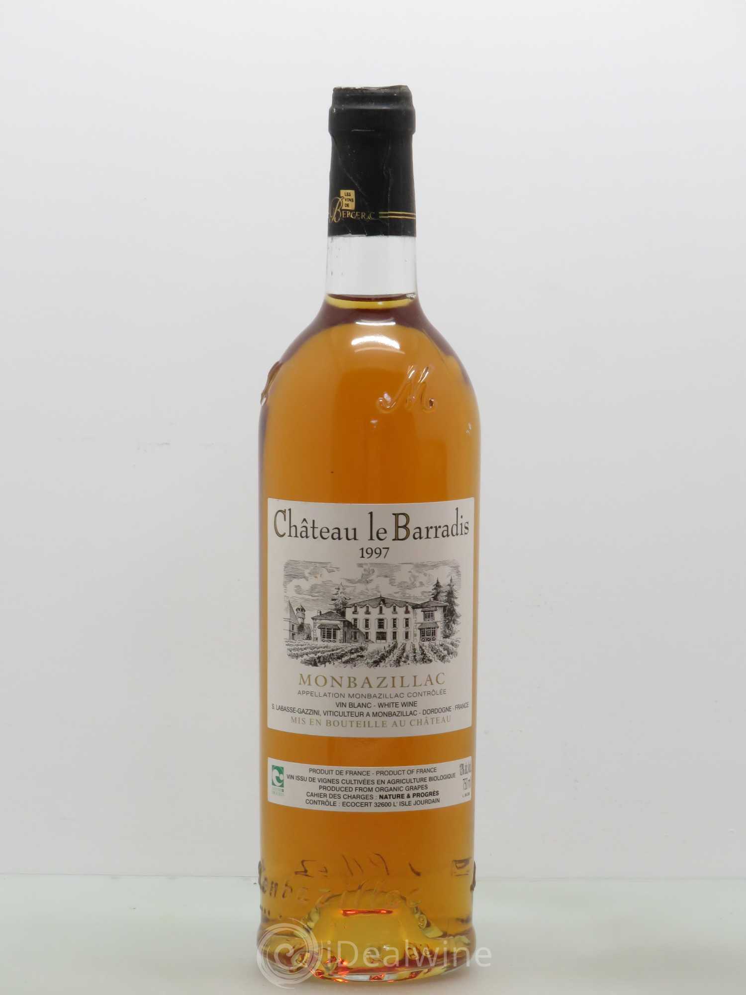 Monbazillac Château de Barradis 1997 - Posten von 1 Flasche - 0