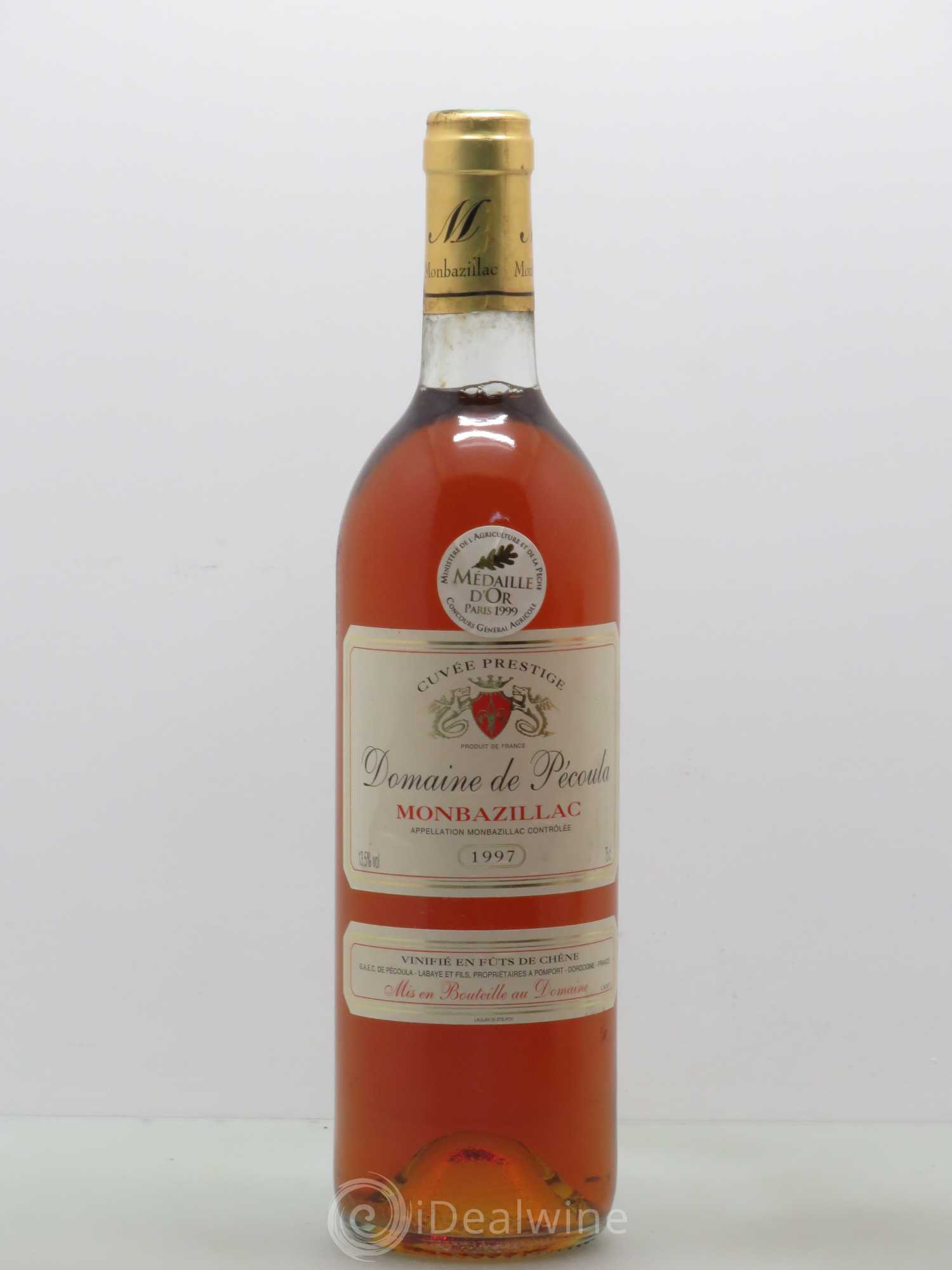 Monbazillac Domaine de Pecoula 1997 - Posten von 1 Flasche - 0