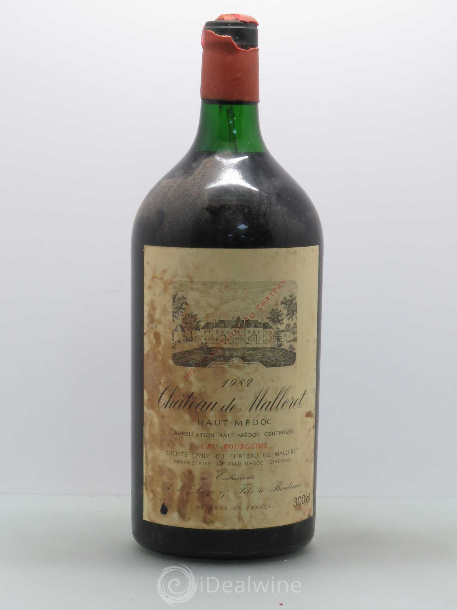 Château de Malleret Cru Bourgeois 1982 - Lot de 1 double magnum - 0