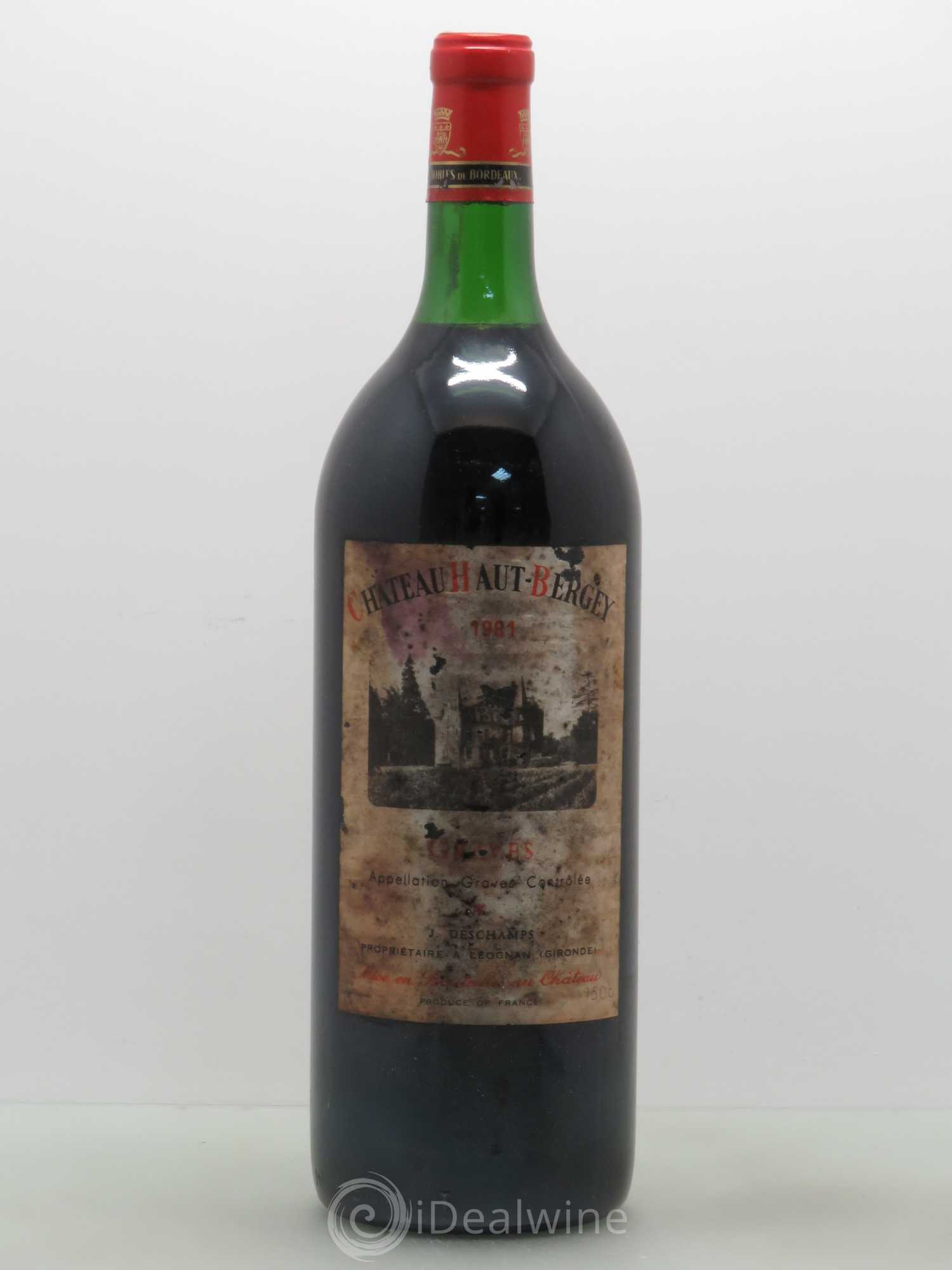 Château Haut-Bergey 1981 - Lot de 1 magnum - 0