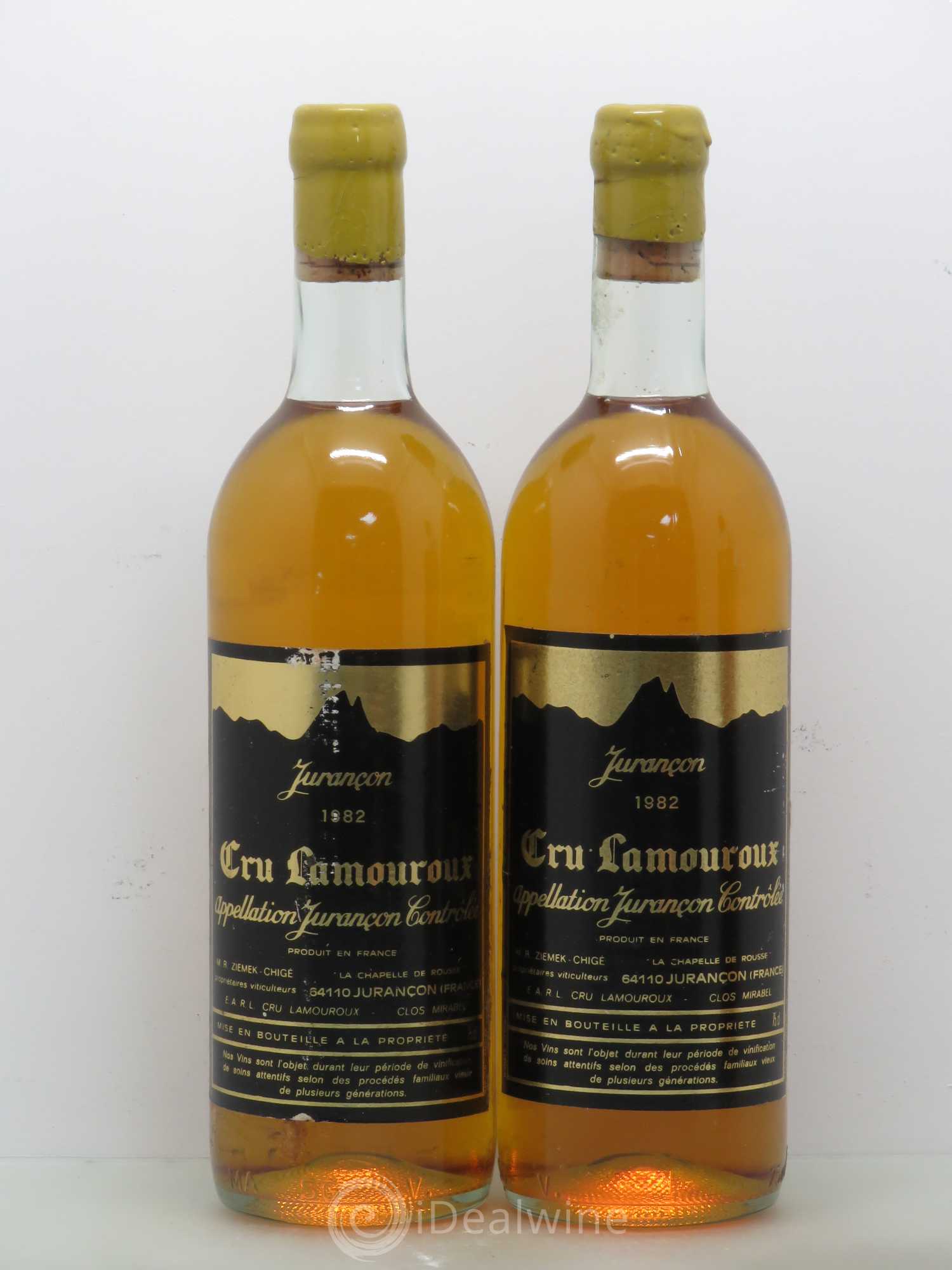 Jurançon Lamouroux 1982 - Posten von 2 Flaschen - 0