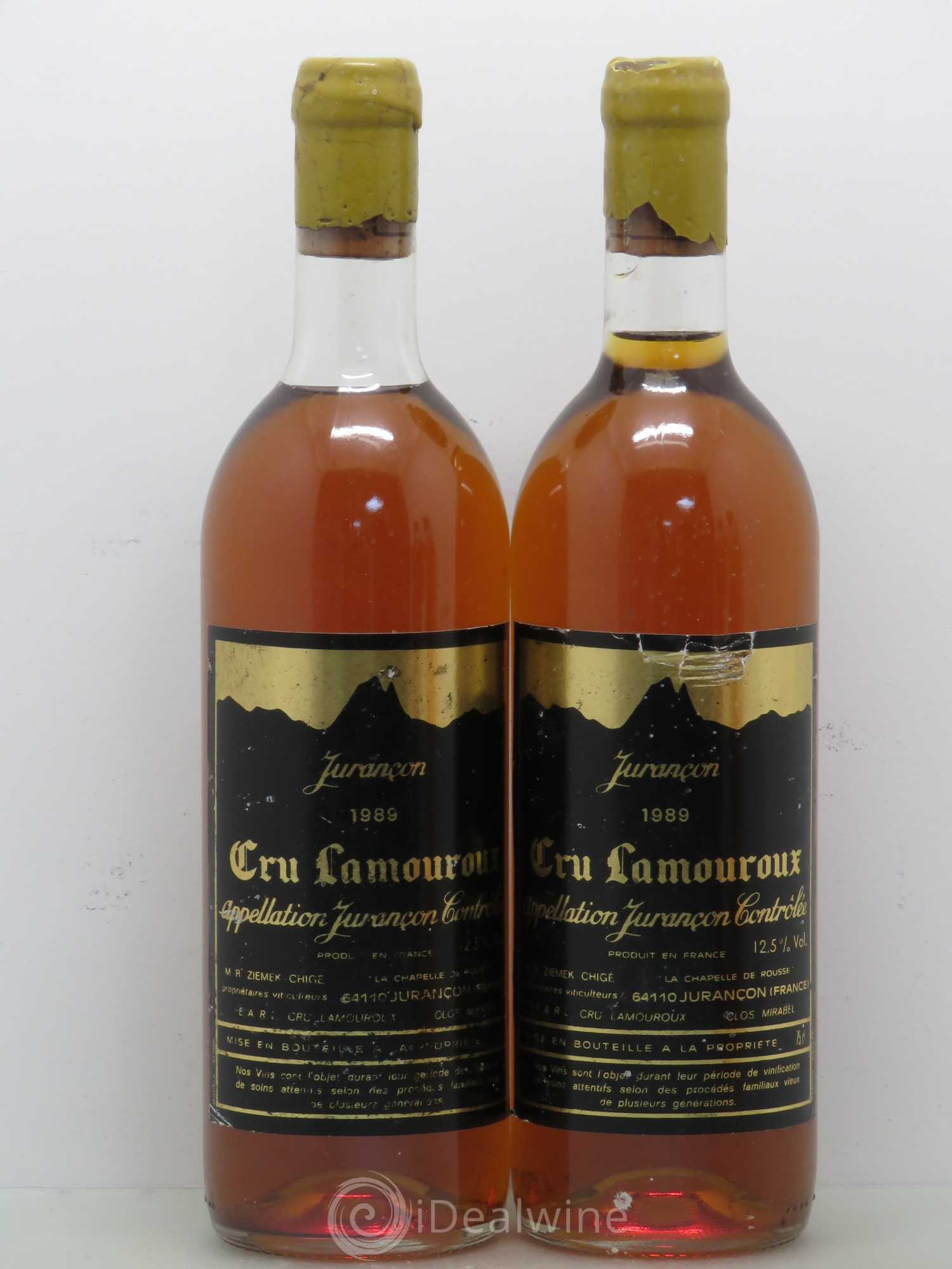 Jurançon Lamouroux 1989 - Posten von 2 Flaschen - 0