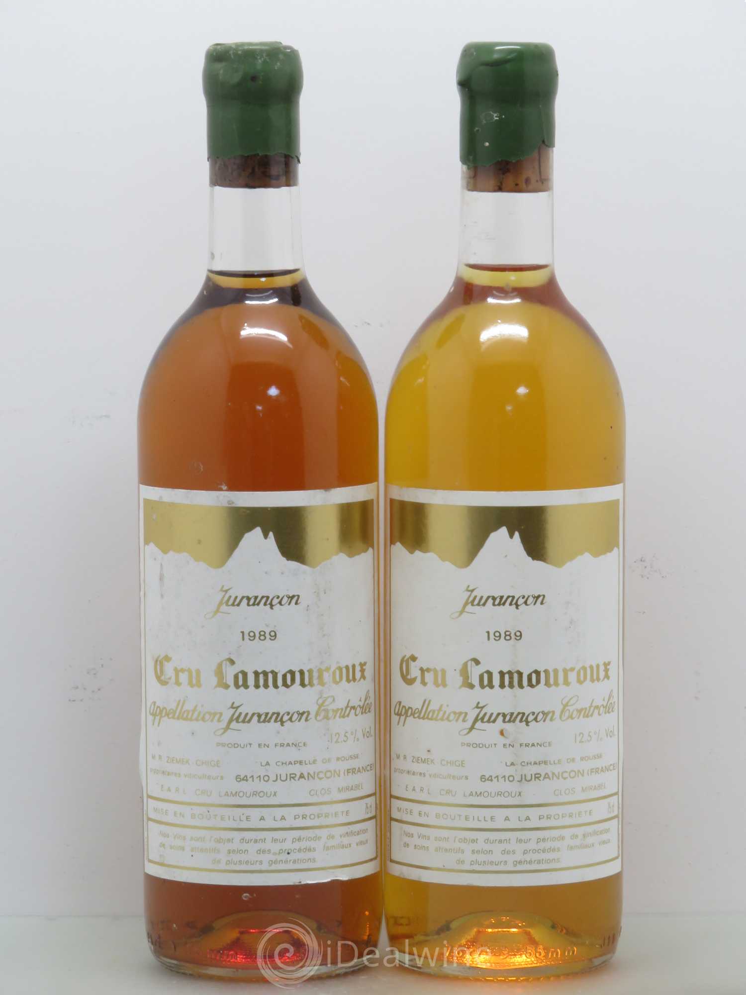 Jurançon Lamouroux 1989 - Posten von 2 Flaschen - 0