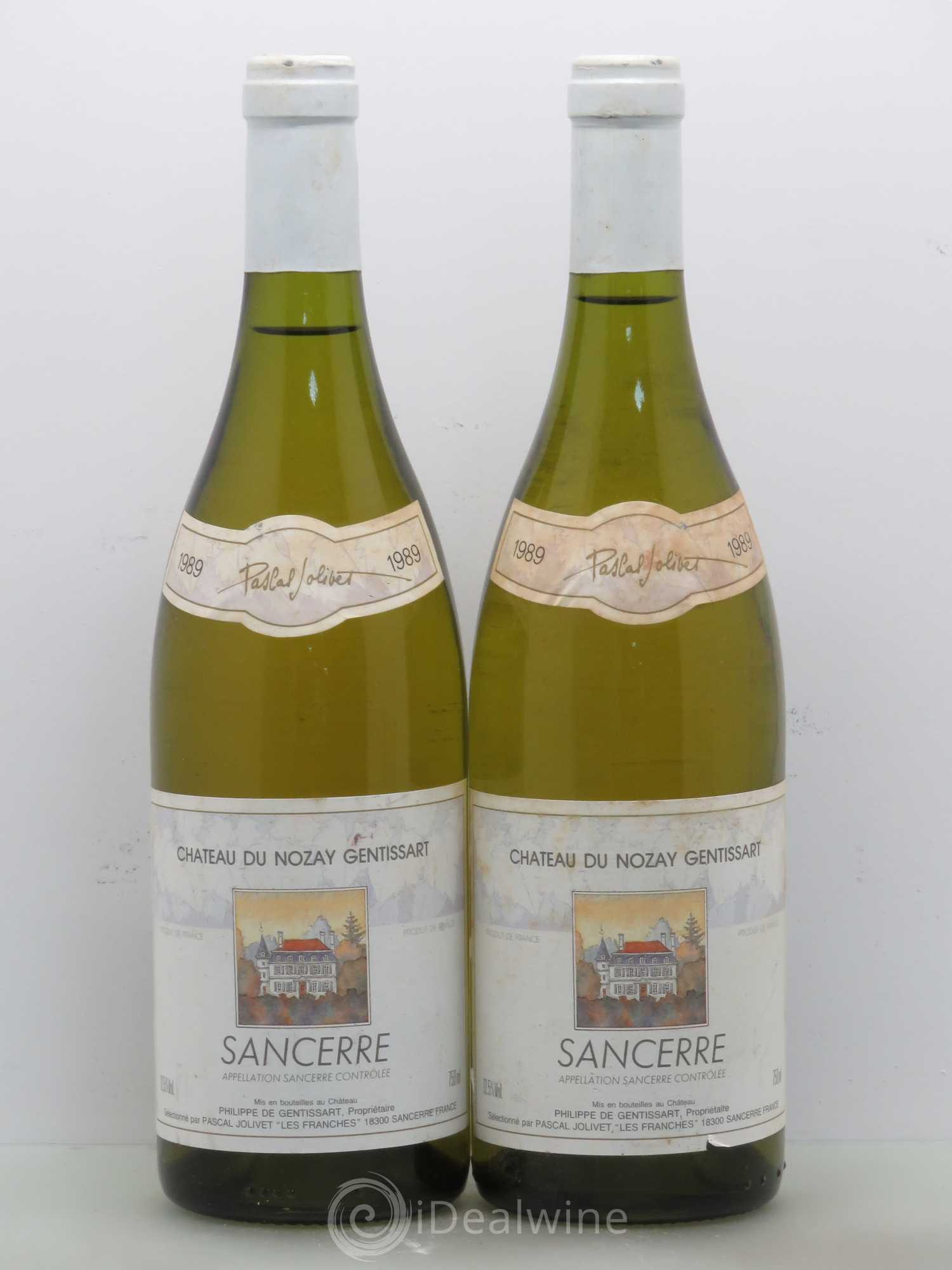 Sancerre Château Du Nozay Philippe De Gentissart 1989 - Posten von 2 Flaschen - 0
