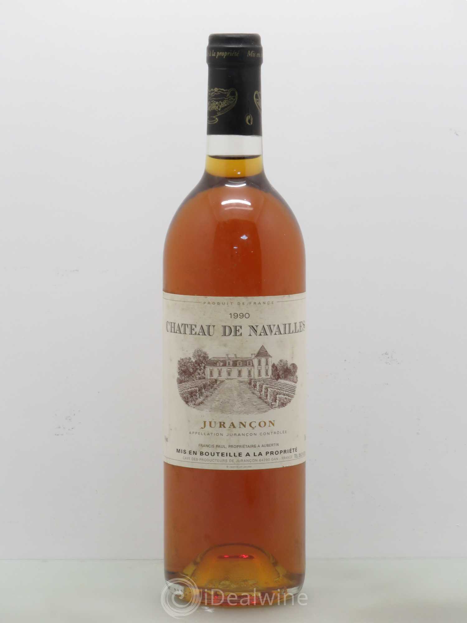 Jurançon Château de Navailles 1990 - Lot de 1 bouteille - 0