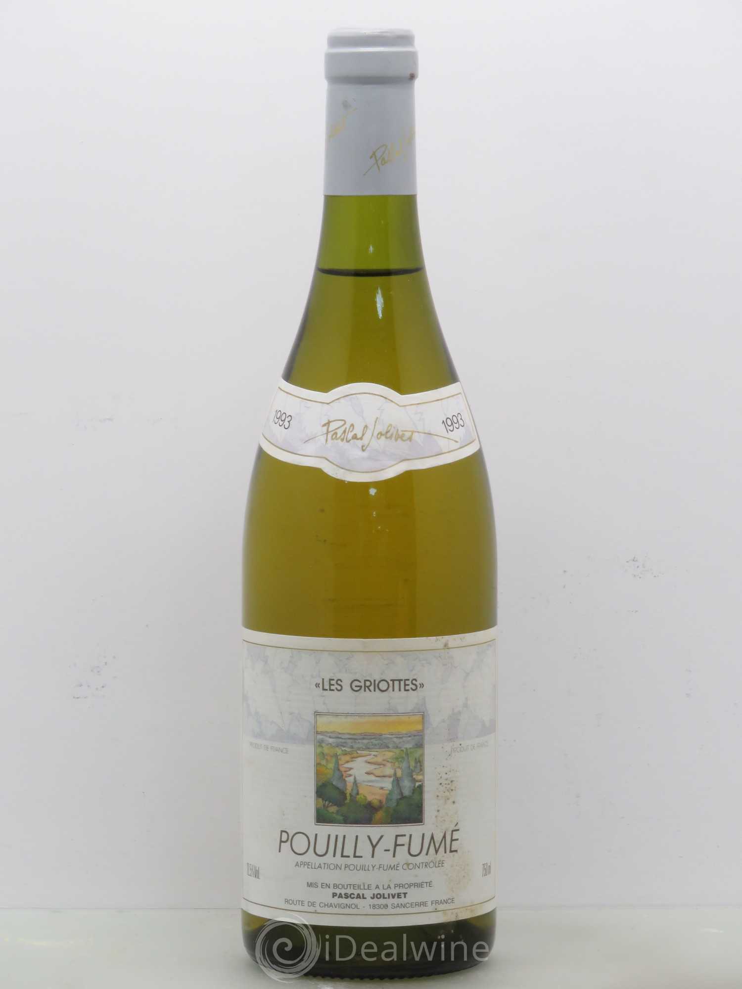 Pouilly-Fumé Les Griottes Pascal Jolivet 1993 - Posten von 1 Flasche - 0