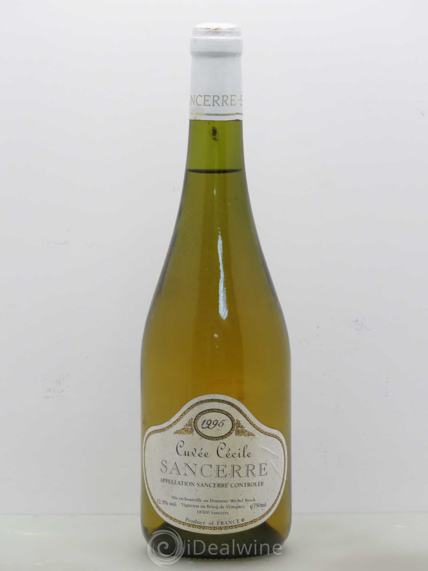 Sancerre Cuvee Cecile Michel Brock 1995 - Posten von 1 Flasche - 0