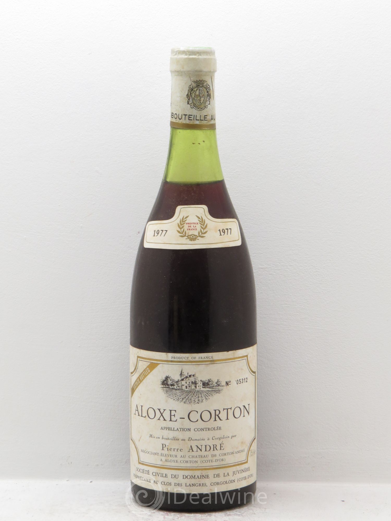 Aloxe-Corton Pierre André 1977 - Lot de 1 bouteille - 0