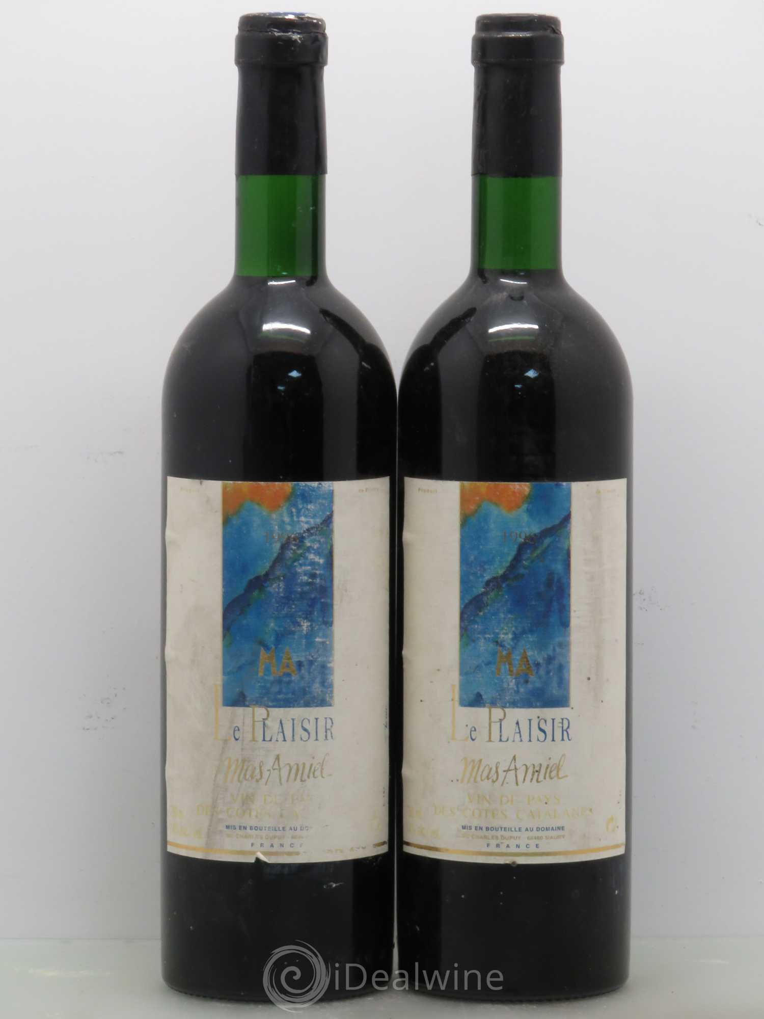 Côtes Catalanes (VDP des Côtes Catalanes) Mas Amiel Le Plaisir Charles Dupuis 2000 - Posten von 2 Flaschen - 0