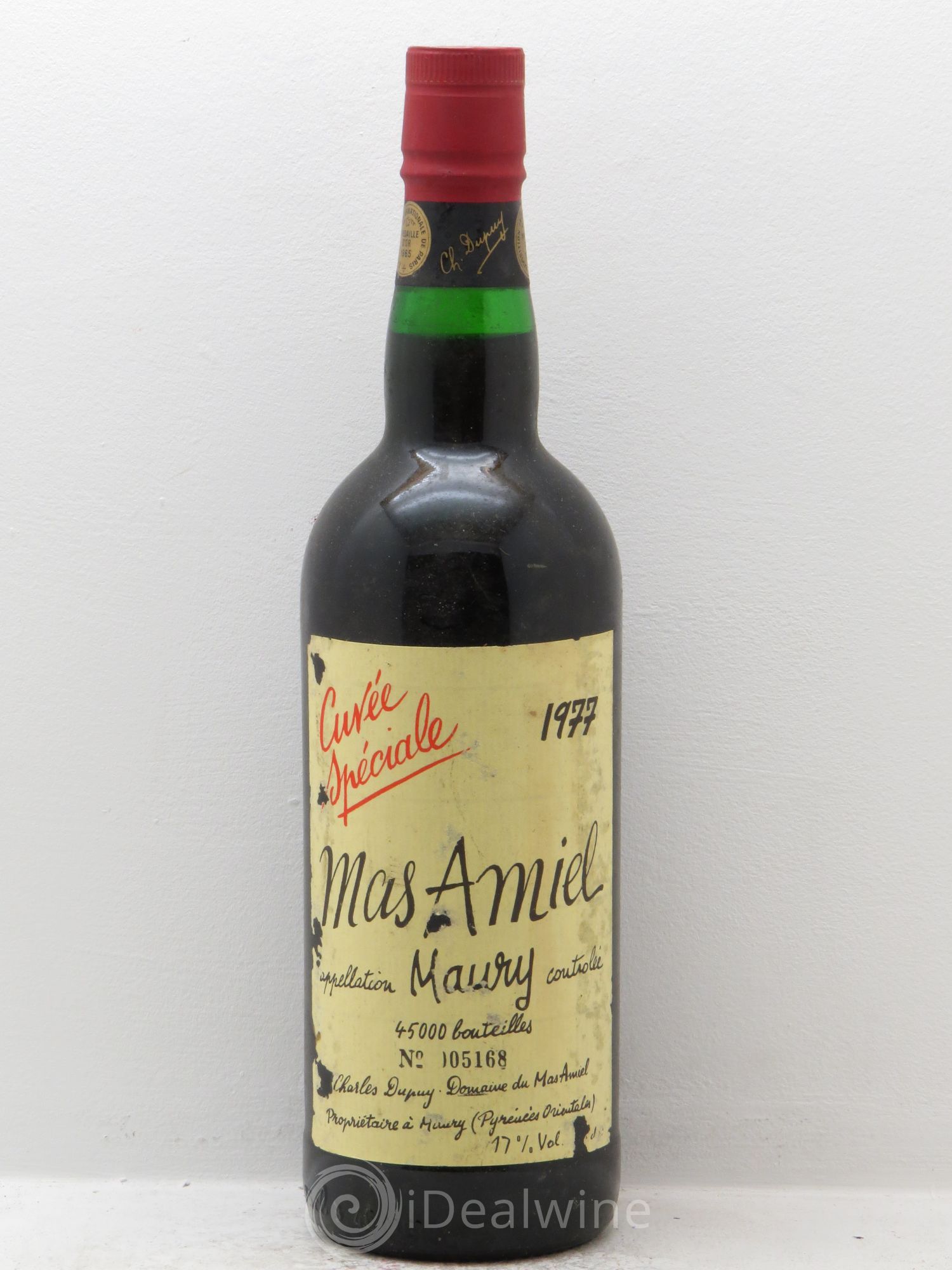 Maury Mas Amiel "Cuvée Spéciale" 1977 - Lot de 1 bouteille - 0