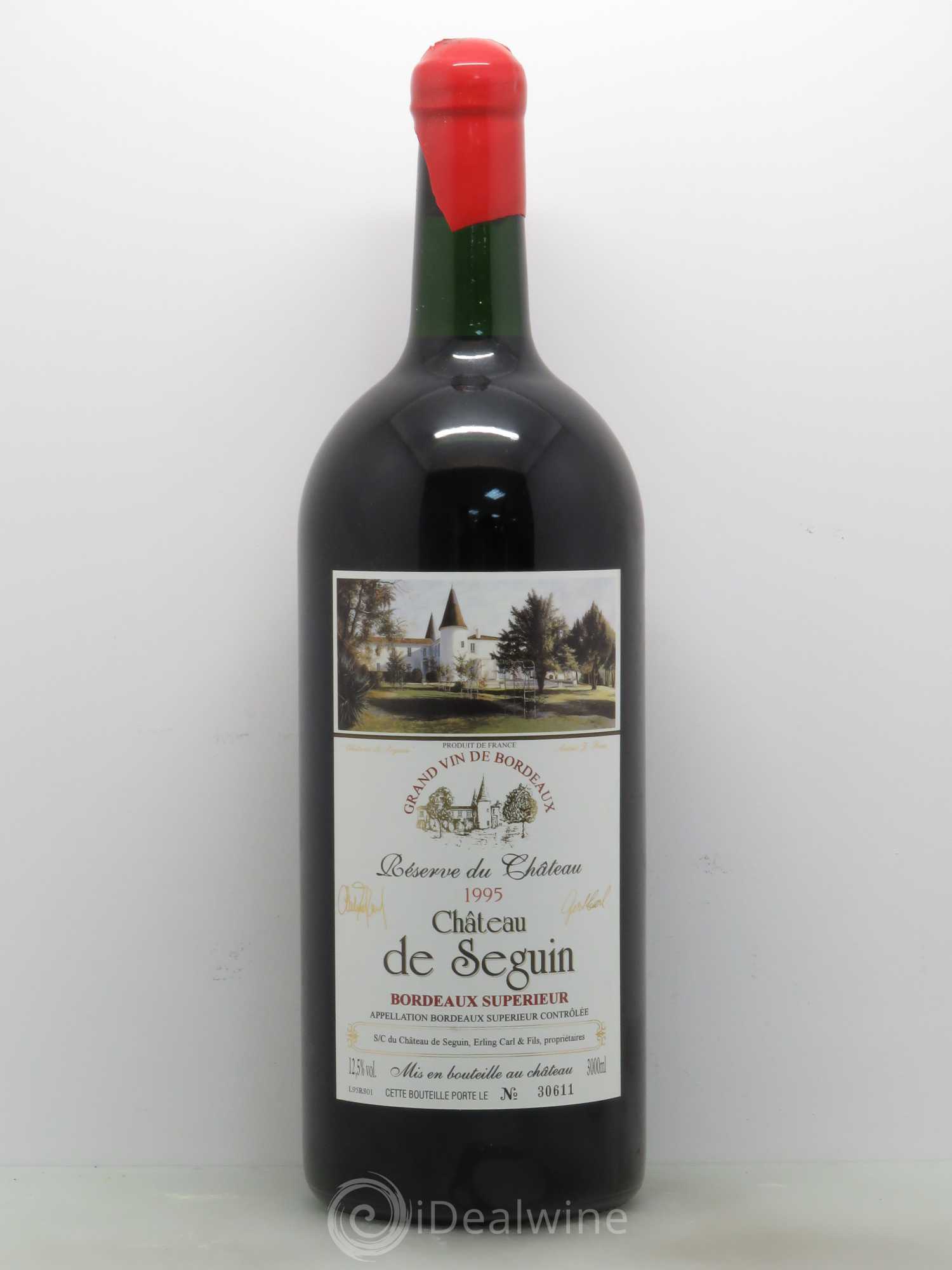Bordeaux Château de Seguin Réserve du Château 1995 - Posten von 1 Doppel-Magnum - 0