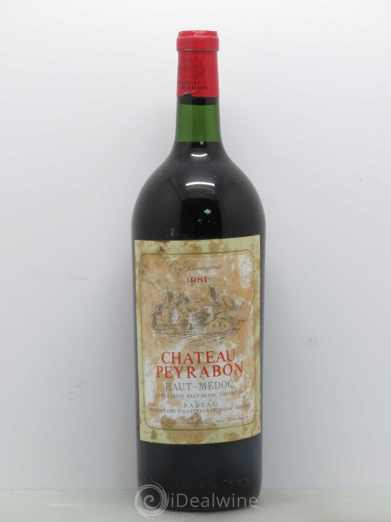 Château Peyrabon Cru Bourgeois 1981 - Lot de 1 magnum - 0