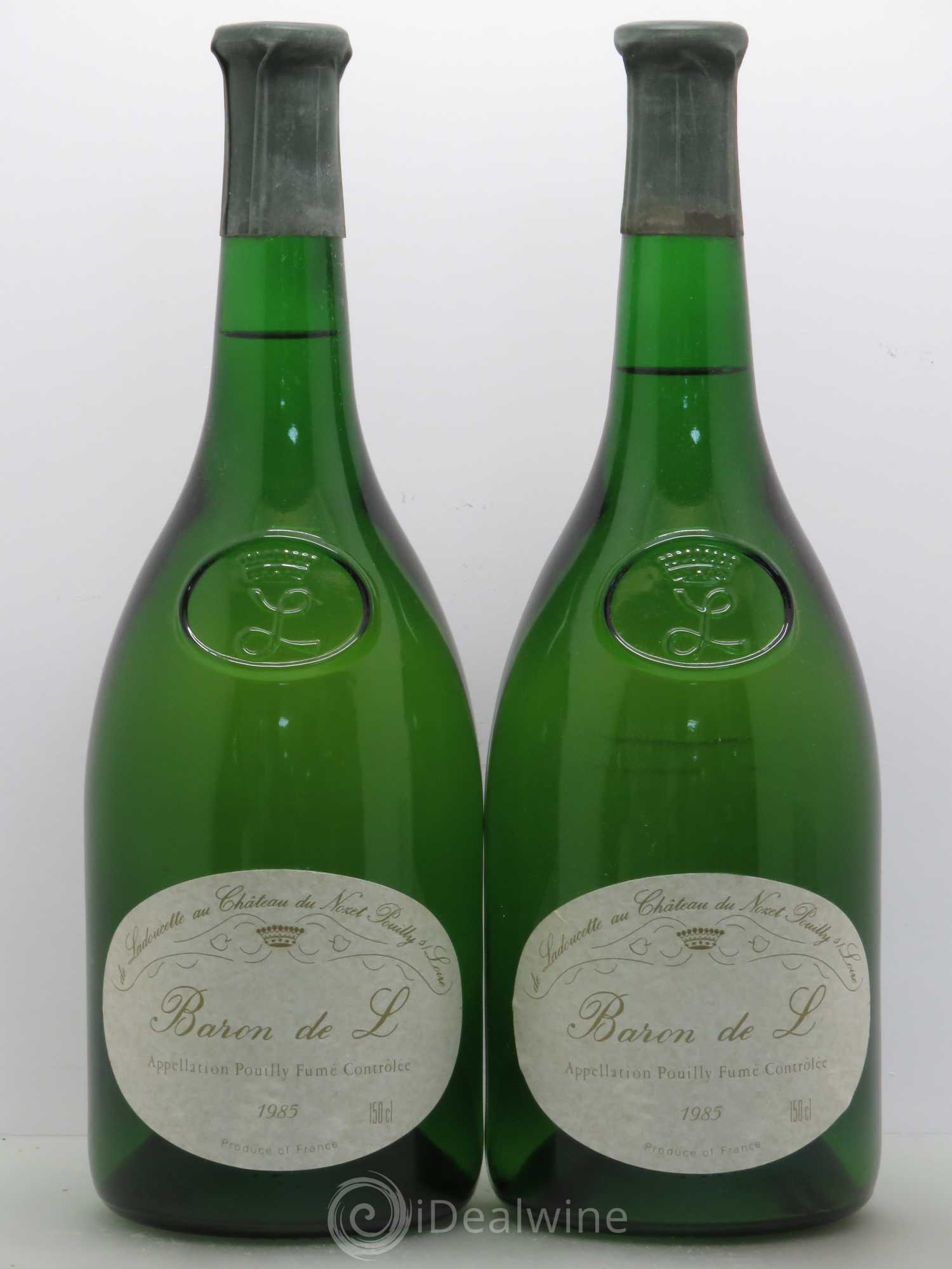 Pouilly-Fumé Baron de L Patrick de Ladoucette 1985 - Lot de 2 magnums - 0