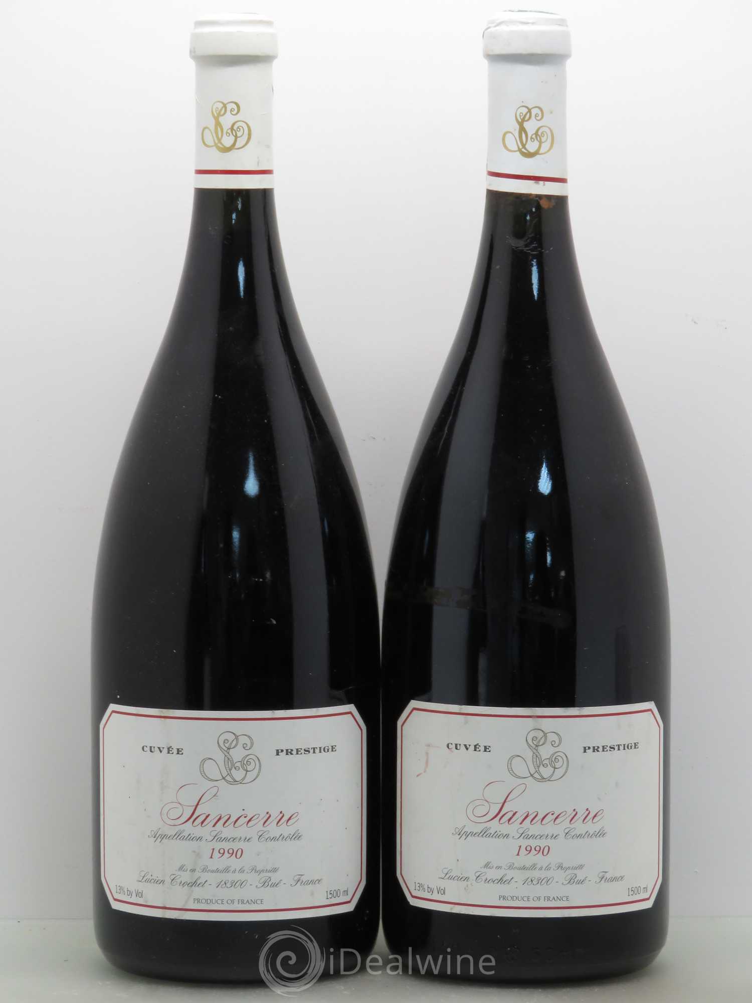 Sancerre Cuvee Prestige Lucien Crochet 1990 - Posten von 2 Magnum - 0