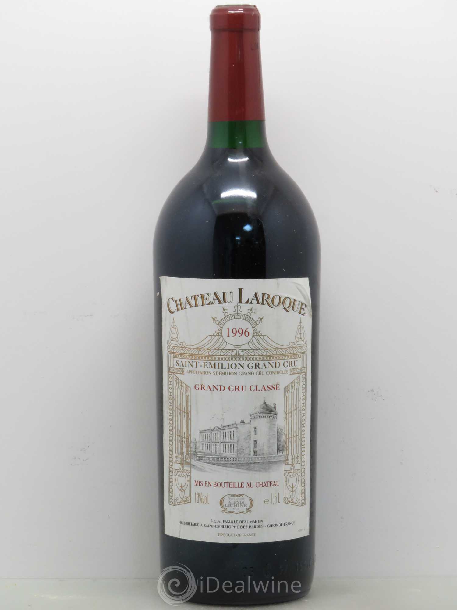 Château Laroque Grand Cru Classé 1996 - Lot de 1 magnum - 0