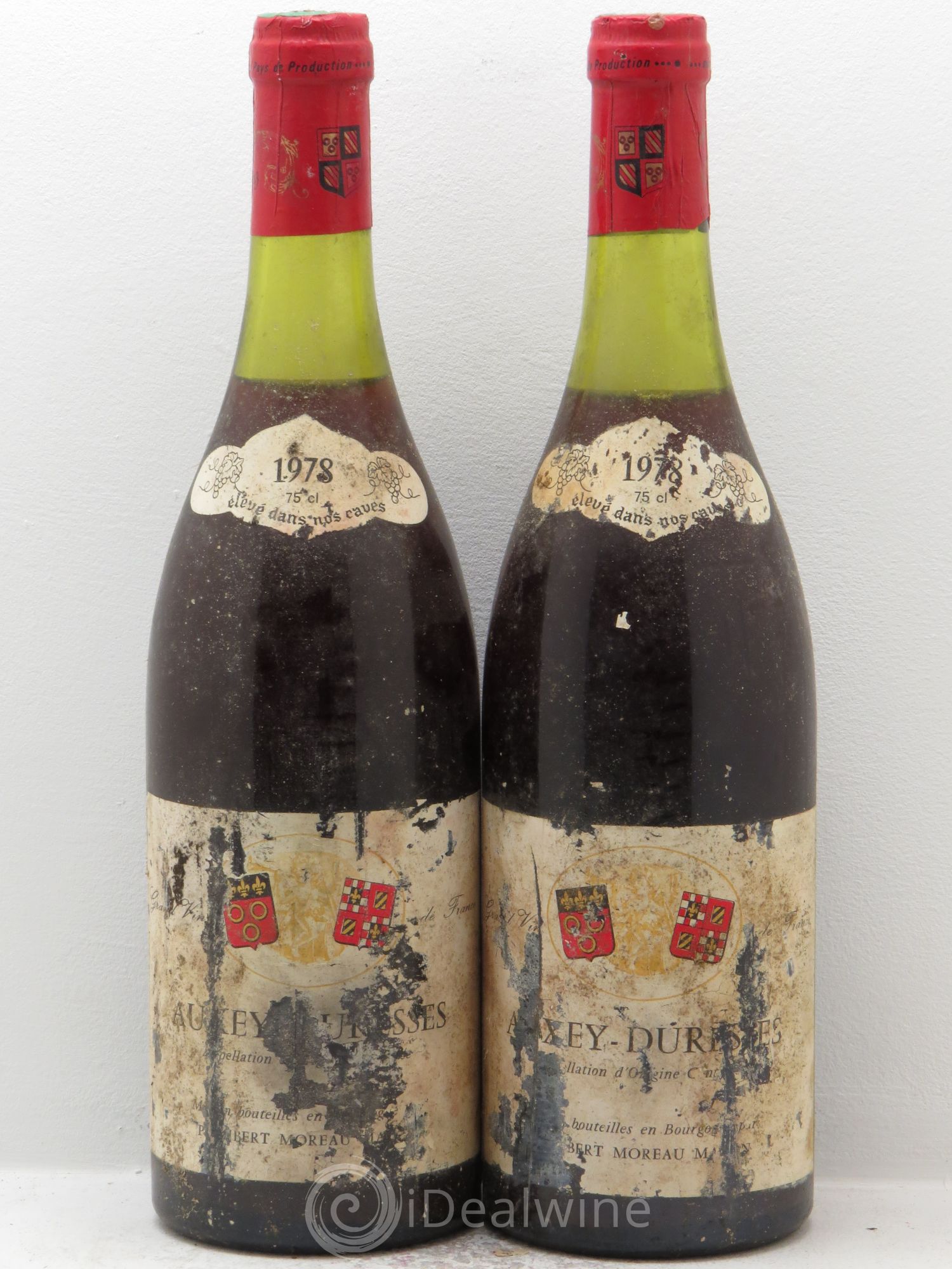 Auxey-Duresses Philibert Moreau (sans prix de réserve) 1978 - Posten von 2 Flaschen - 0
