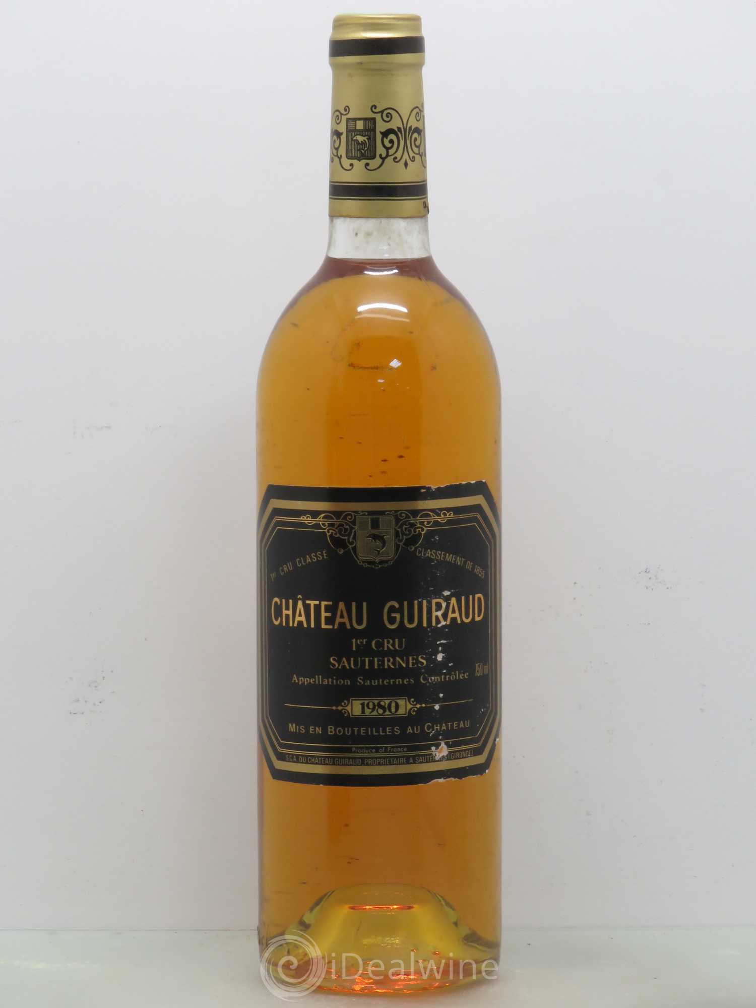 Château Guiraud 1er Grand Cru Classé (senza prezzo di riserva) 1980 - Lotto di 1 bottiglia - 0