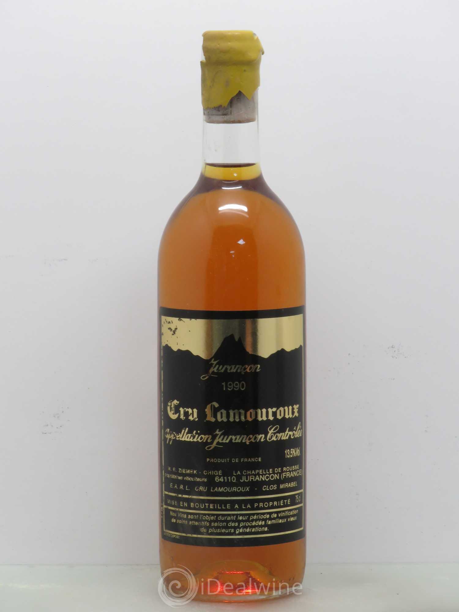 Jurançon Lamouroux 1990 - Posten von 1 Flasche - 0