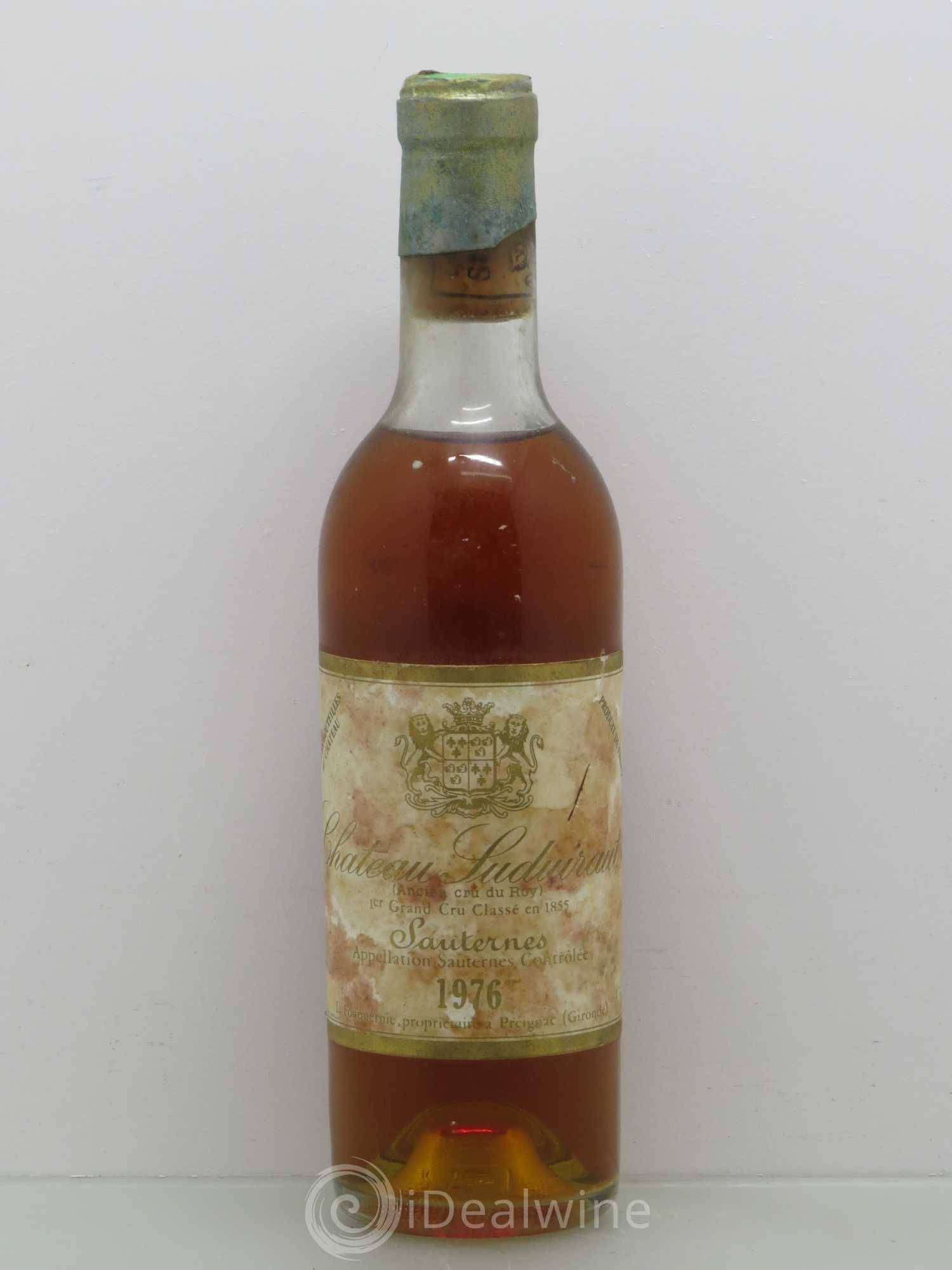 Château Suduiraut 1er Grand Cru Classé 1976 - Lotto di 1 mezza bottiglia - 0