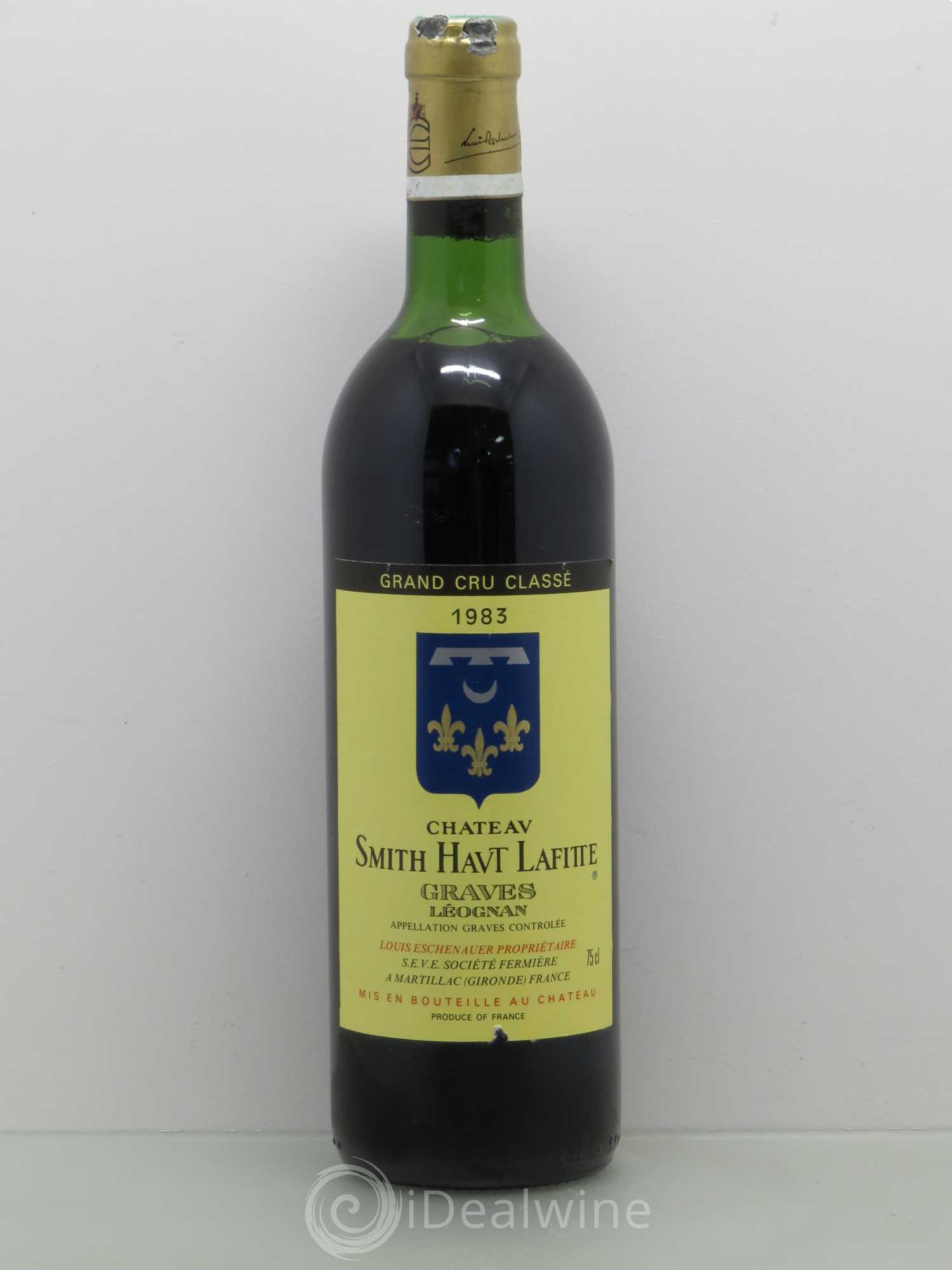 Château Smith Haut Lafitte Cru Classé de Graves 1983 - Lot de 1 bouteille - 0