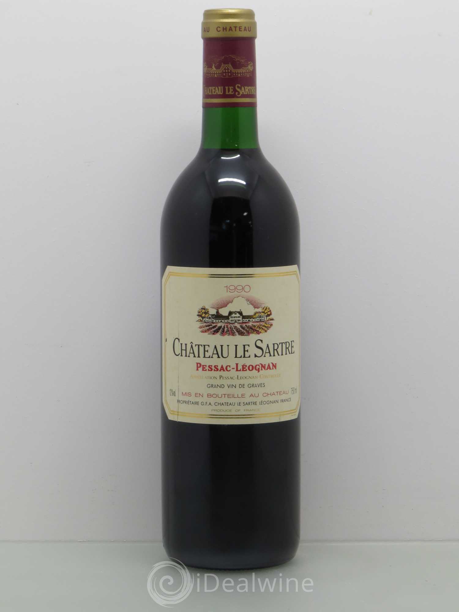 Château le Sartre 1990 - Lot de 1 bouteille - 0