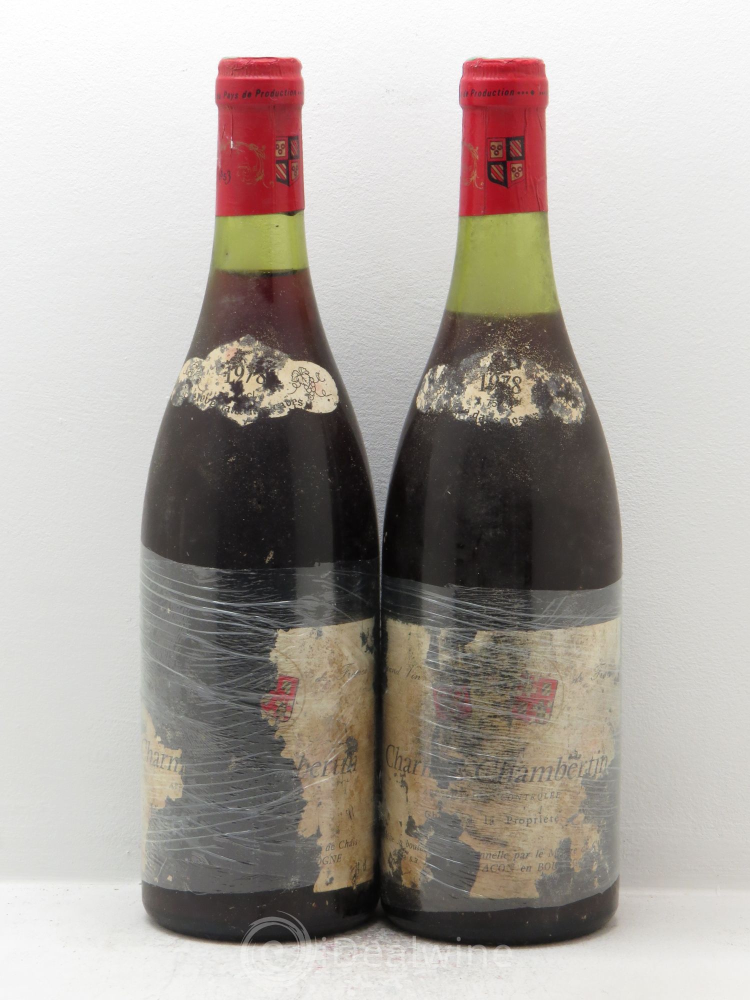 Charmes-Chambertin Grand Cru Philibert Moreau (sans prix de réserve) 1978 - Posten von 2 Flaschen - 0