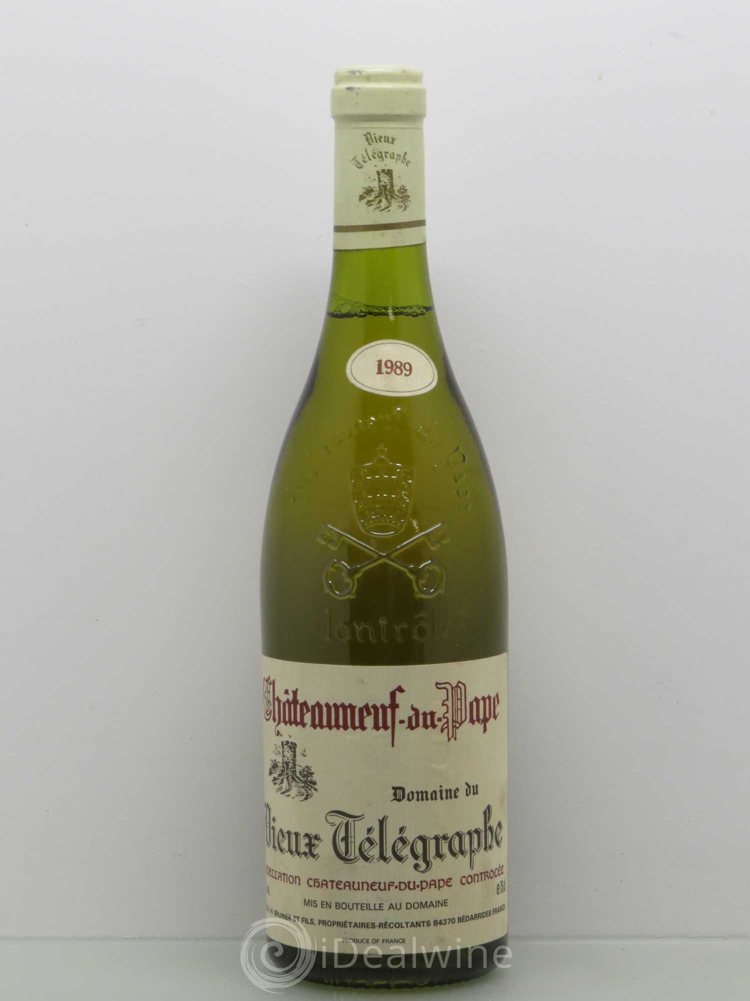 Châteauneuf-du-Pape Vieux Télégraphe (Domaine du) Vignobles Brunier 1989 - Lot de 1 bouteille - 0