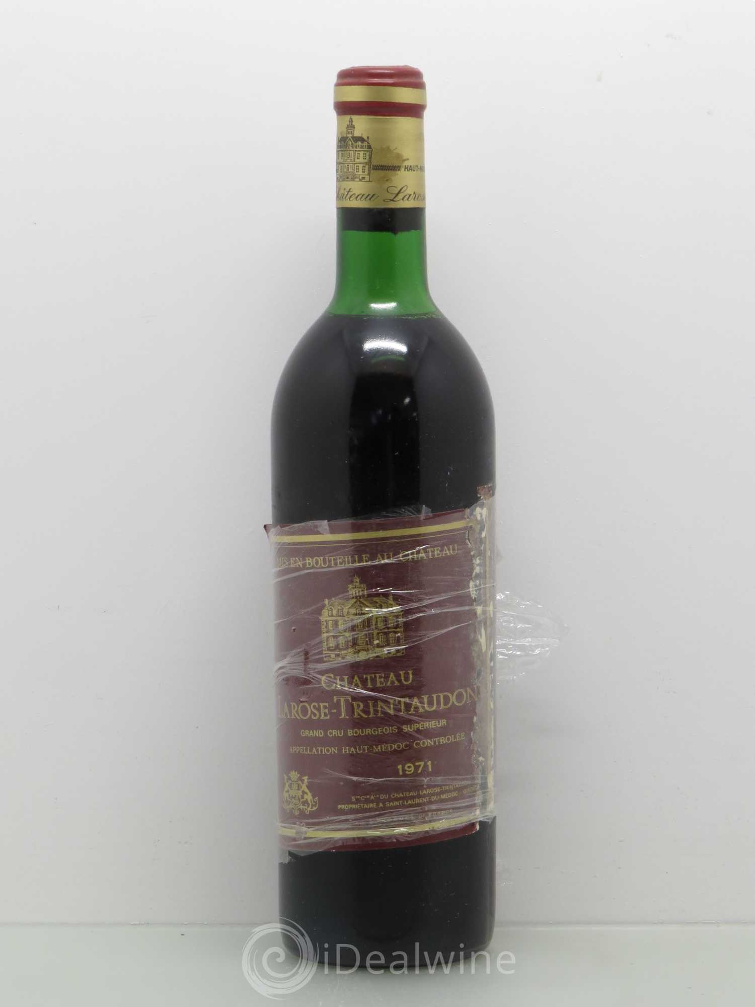 Château Larose Trintaudon Cru Bourgeois (senza prezzo di riserva) 1971 - Lotto di 1 bottiglia - 0