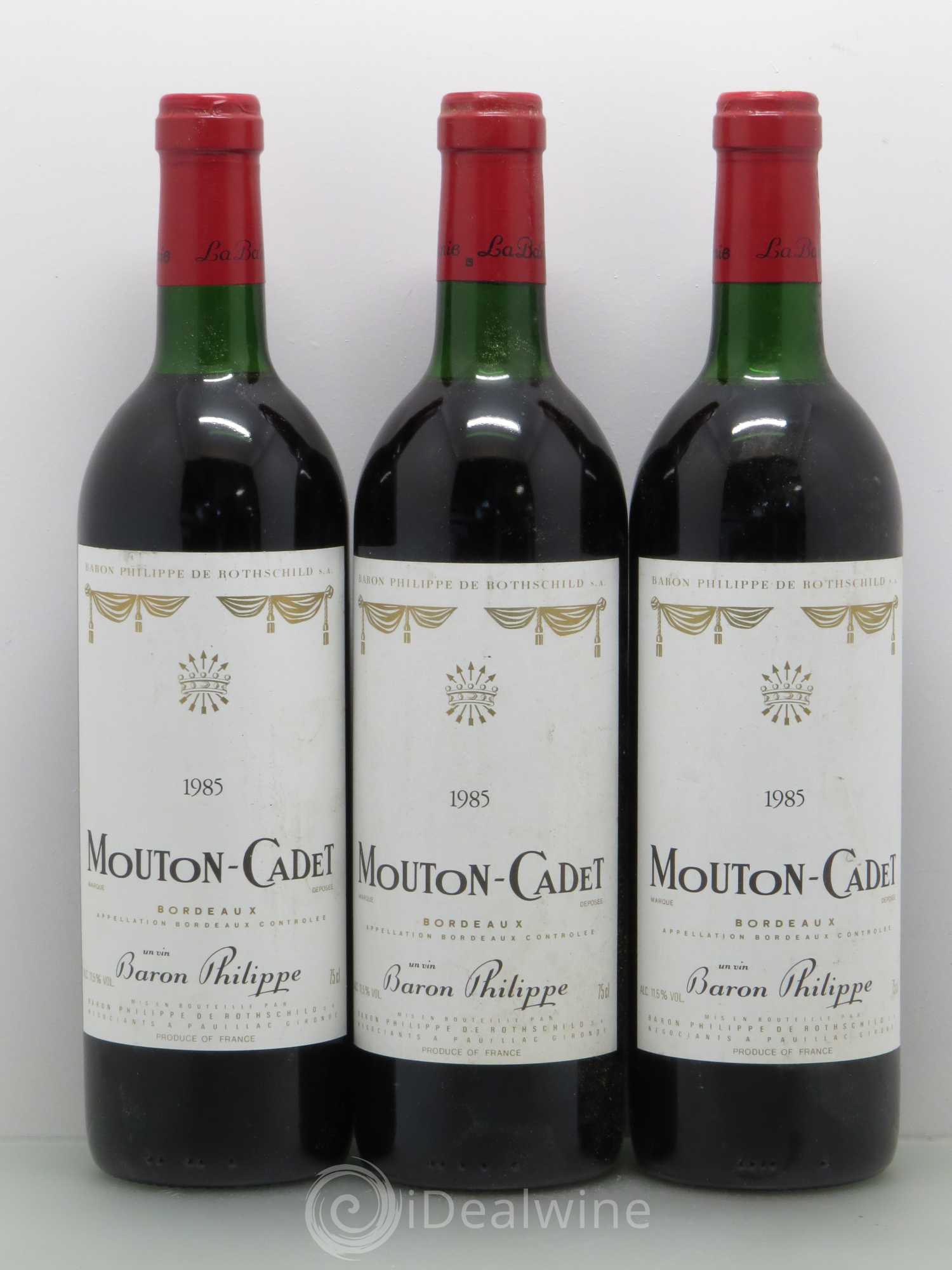 Château Mouton Cadet 1985 - Lot de 6 bouteilles - 2