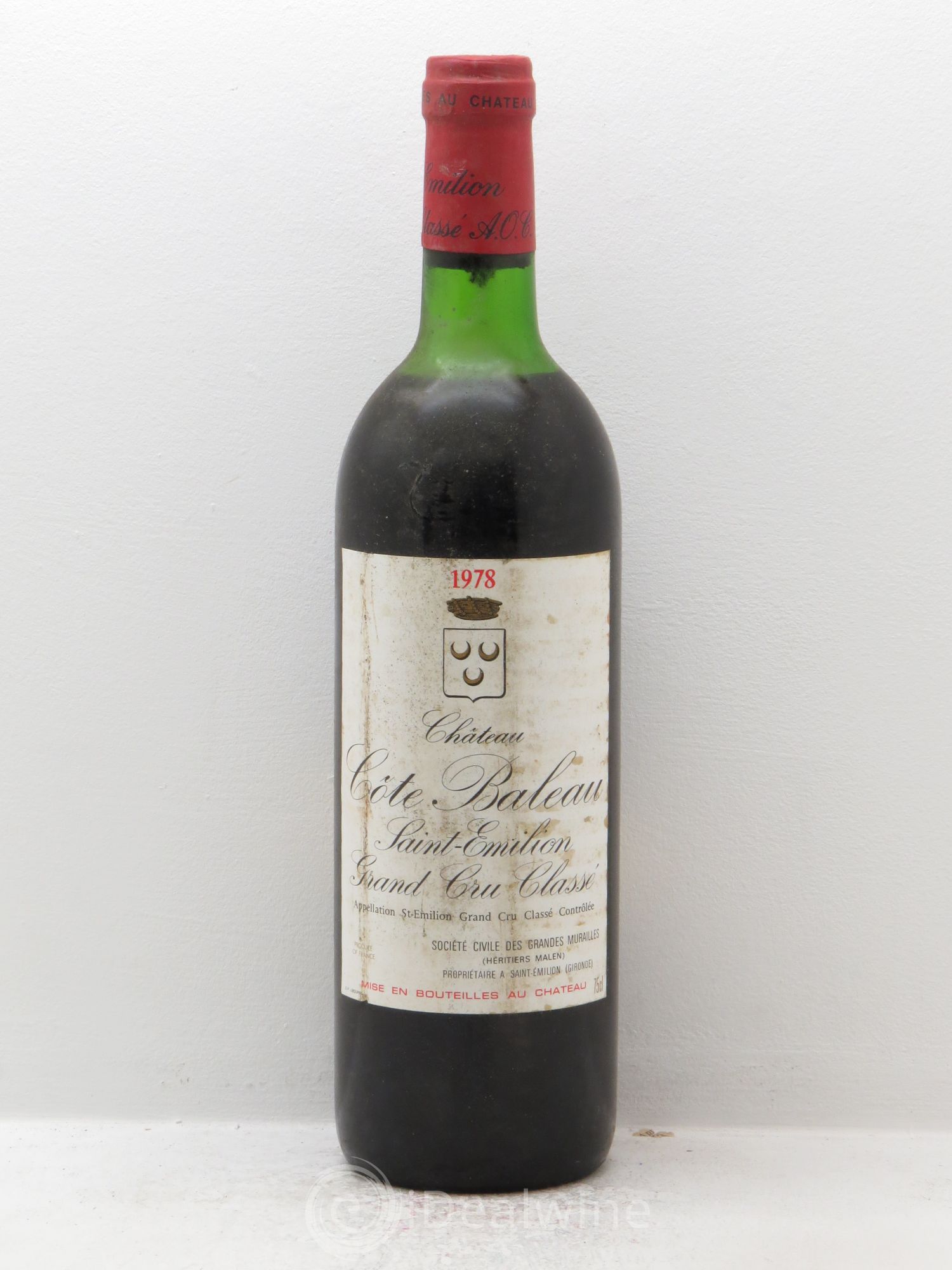 Saint-Émilion Côte de Baleau 1978 - Posten von 6 Flaschen - 0