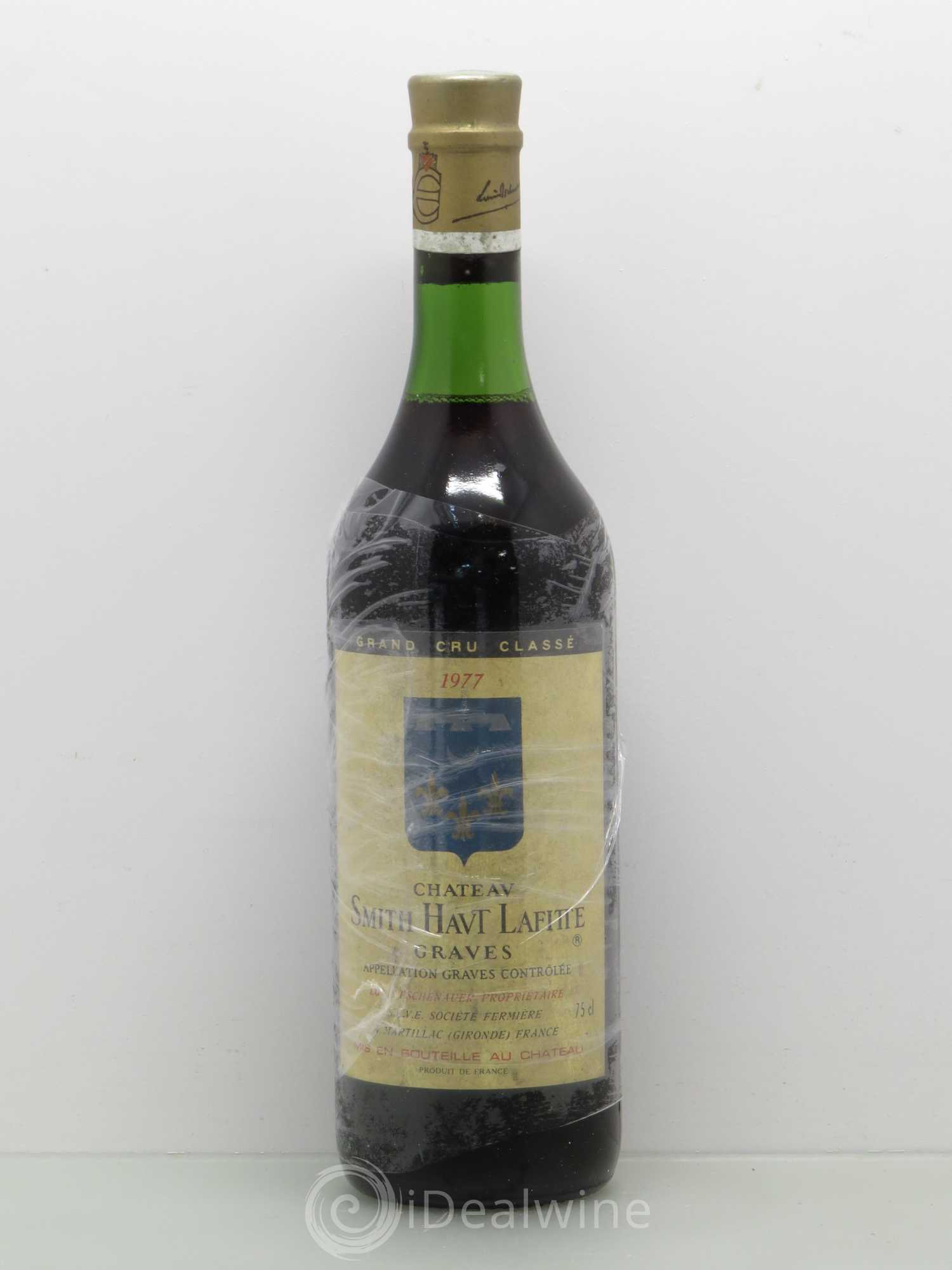 Château Smith Haut Lafitte Cru Classé de Graves 1977 - Lot de 1 bouteille - 0